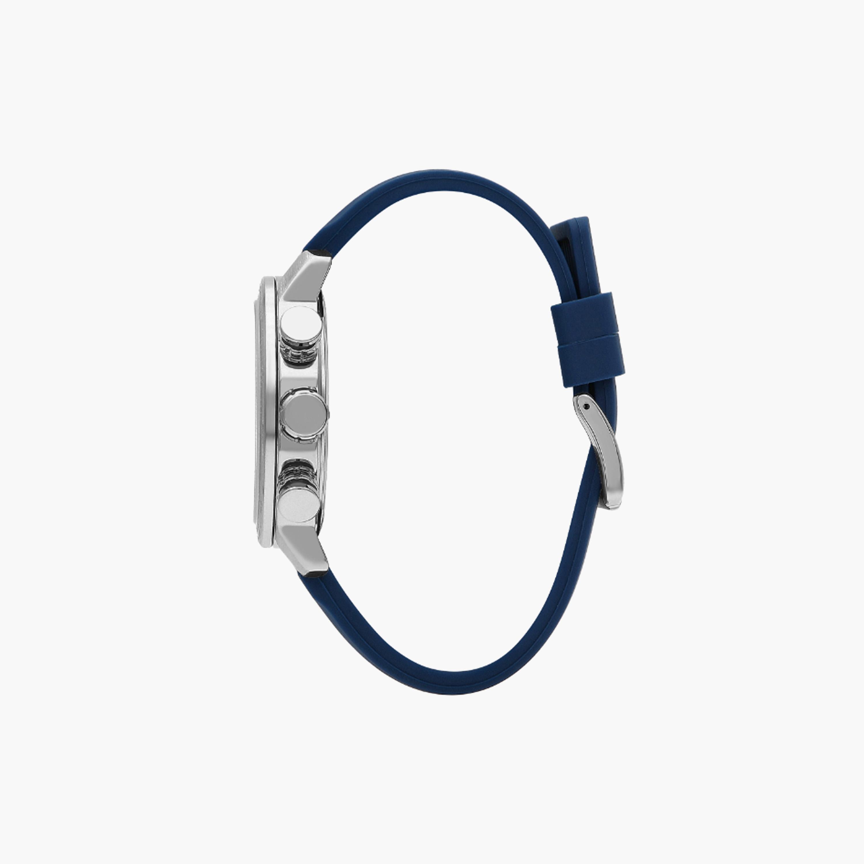 ساعة يد كرونوغراف معدن بميناء أزرق من لي كوبر-men-watchesandjewellery-watches-image-2