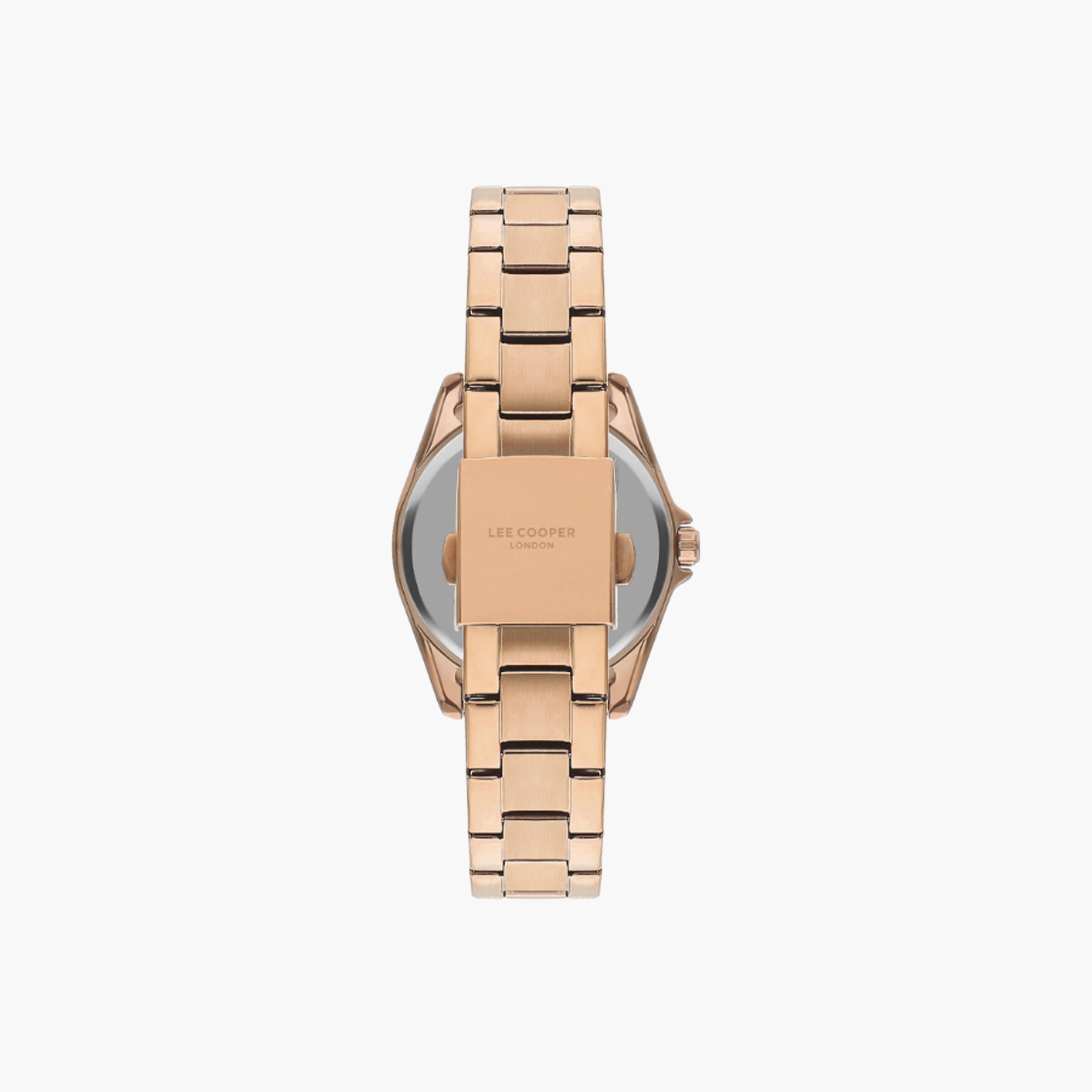 ساعة يد كرونوغراف لون ذهب وردي للنساء من لي كوبر LC07685.410-women-watchesandjewellery-watches-image-3