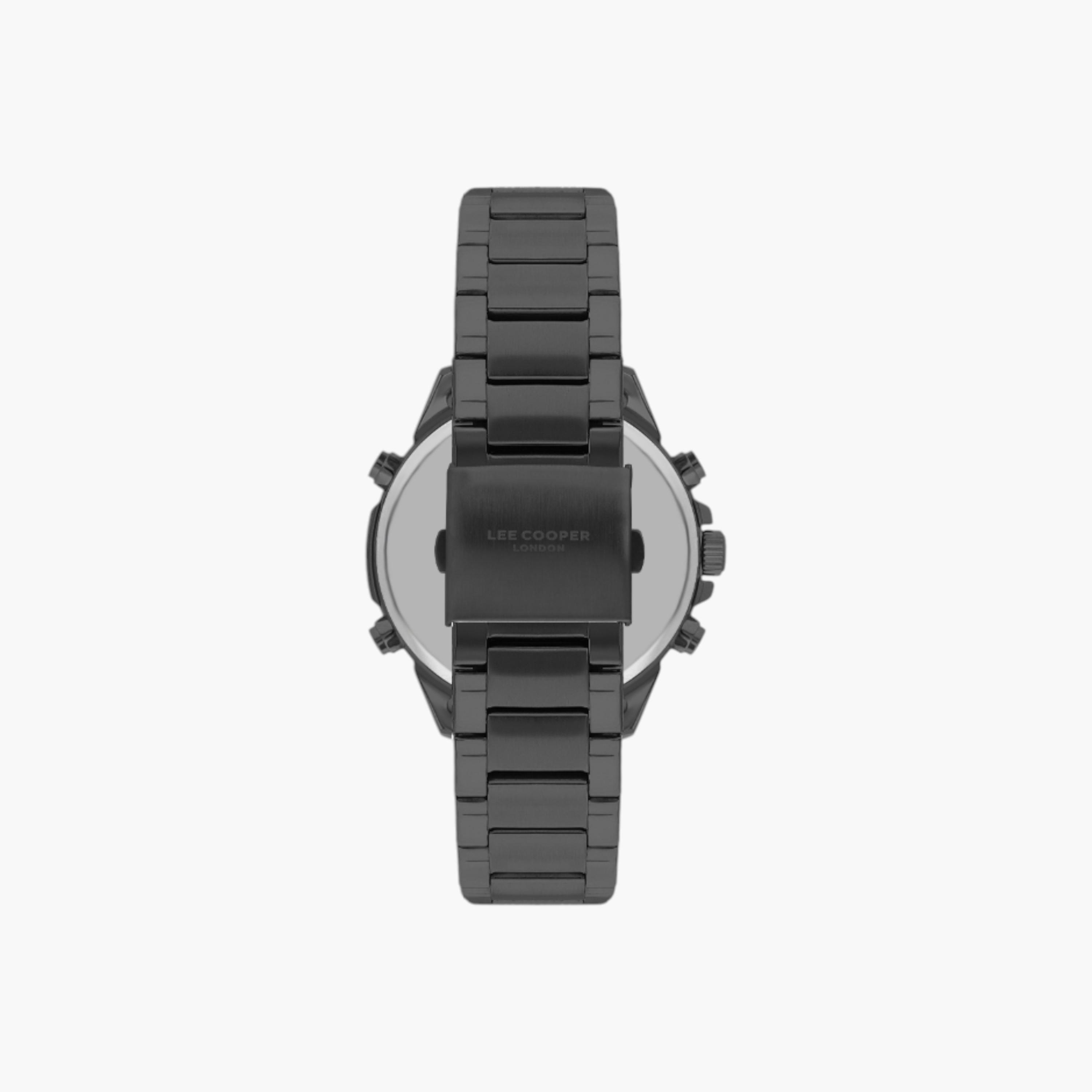 ساعة رقمية معدن مينا فضي من لي كوبر-men-watchesandjewellery-watches-image-3