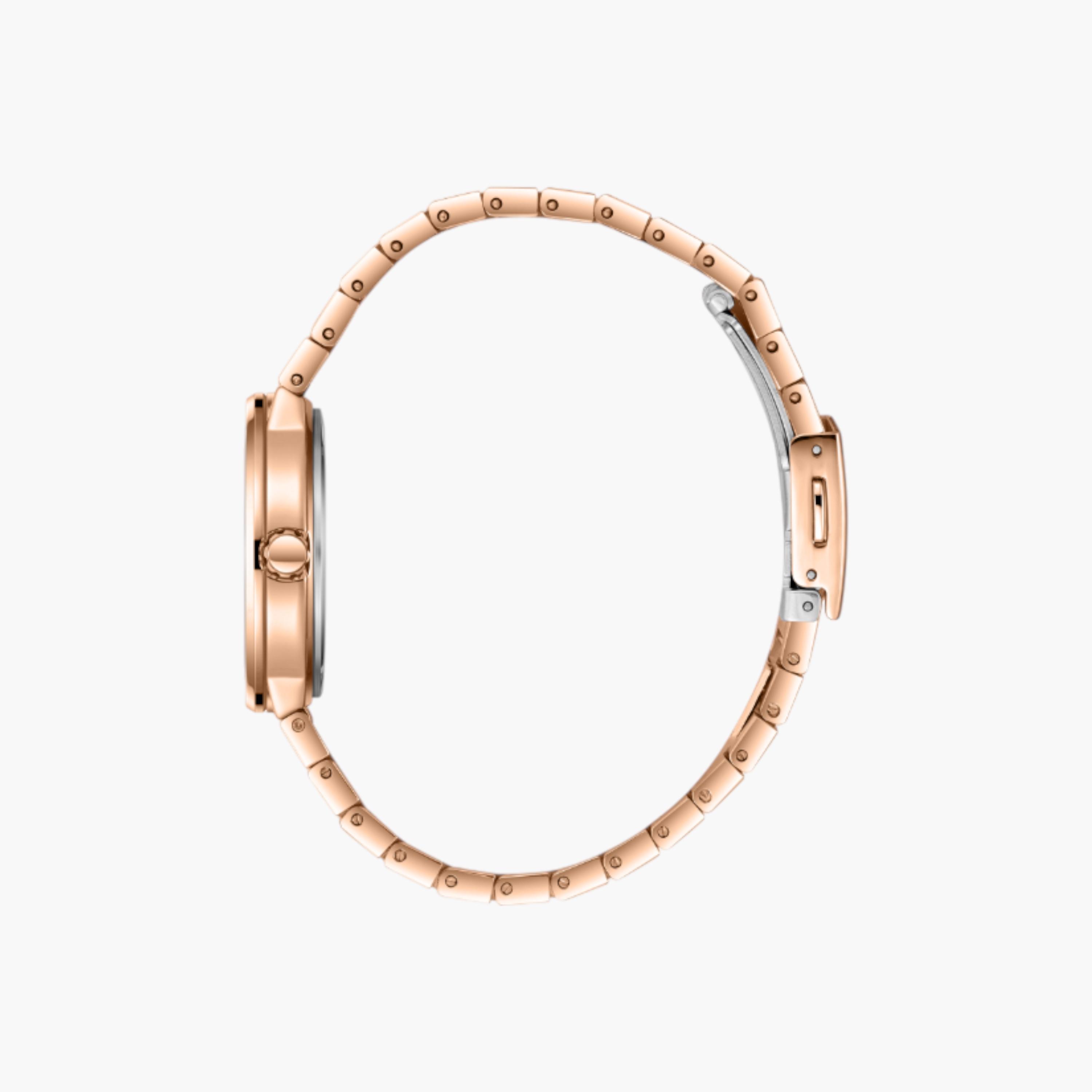 ساعة يد تناظرية باللون الذهبي الوردي للنساء من لي كوبر - LC08133.410-women-watchesandjewellery-watches-image-3