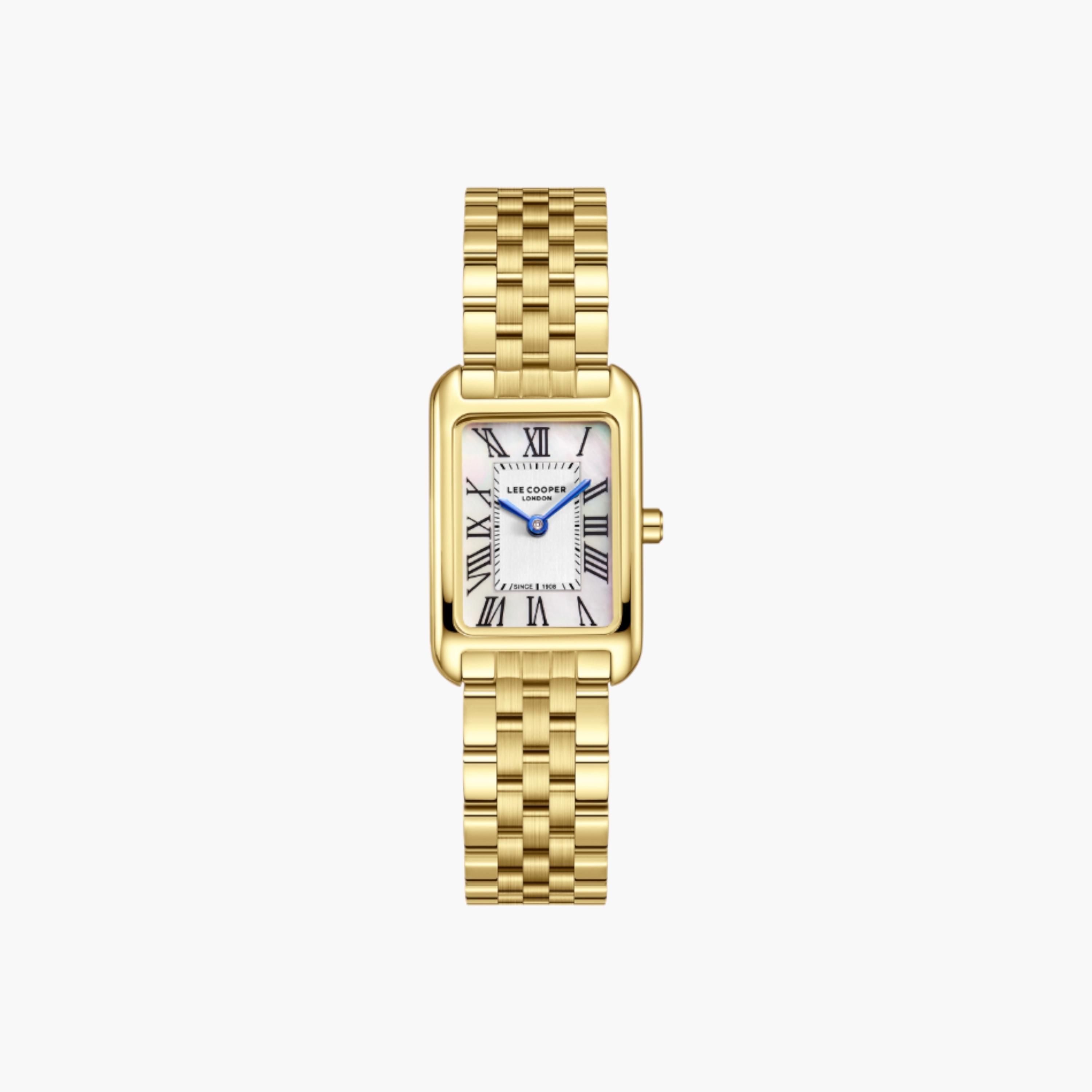ساعة يد تناظرية ذهبية للنساء من لي كوبر - LC08135.120-women-watchesandjewellery-watches-image-1