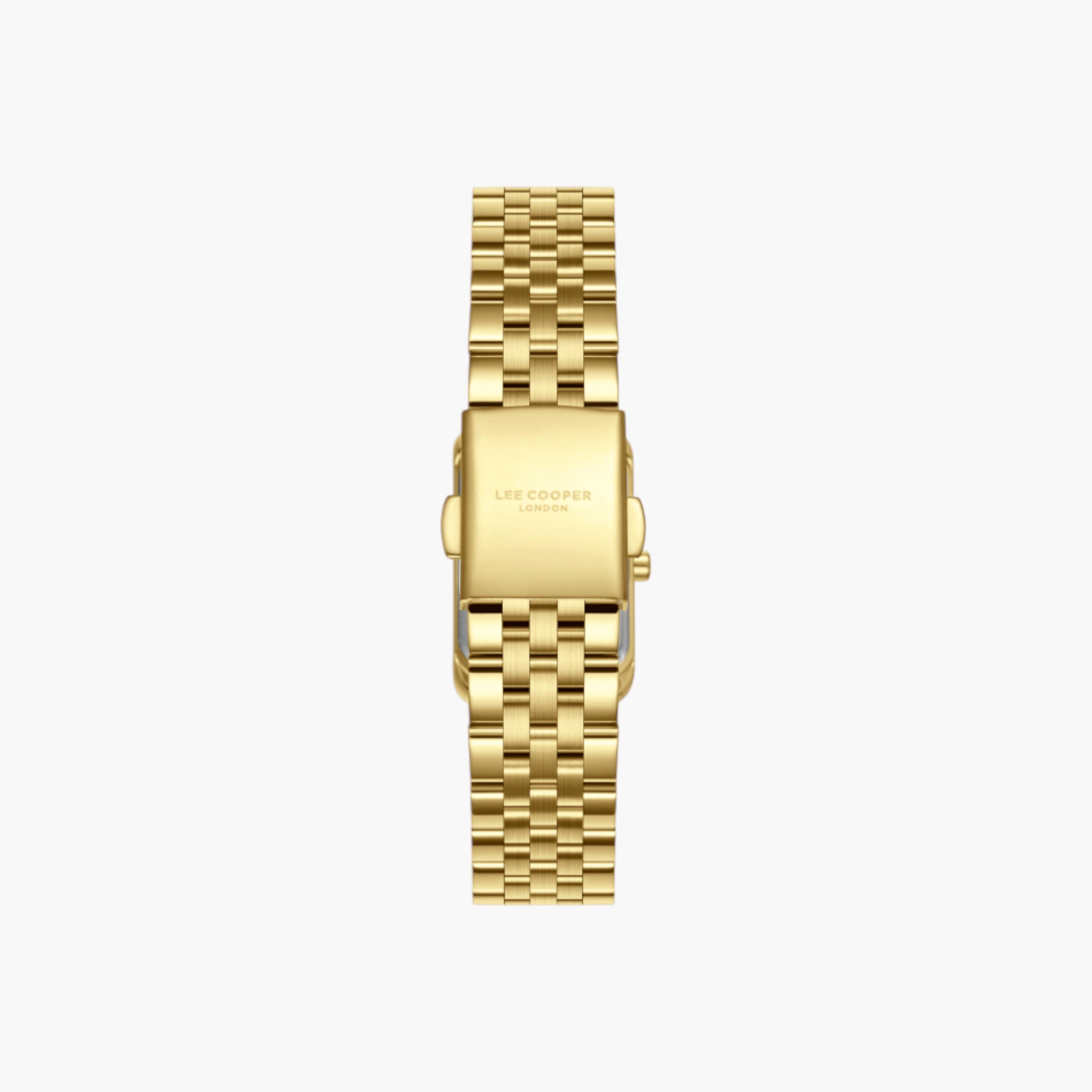ساعة يد تناظرية ذهبية للنساء من لي كوبر - LC08135.120-women-watchesandjewellery-watches-image-4