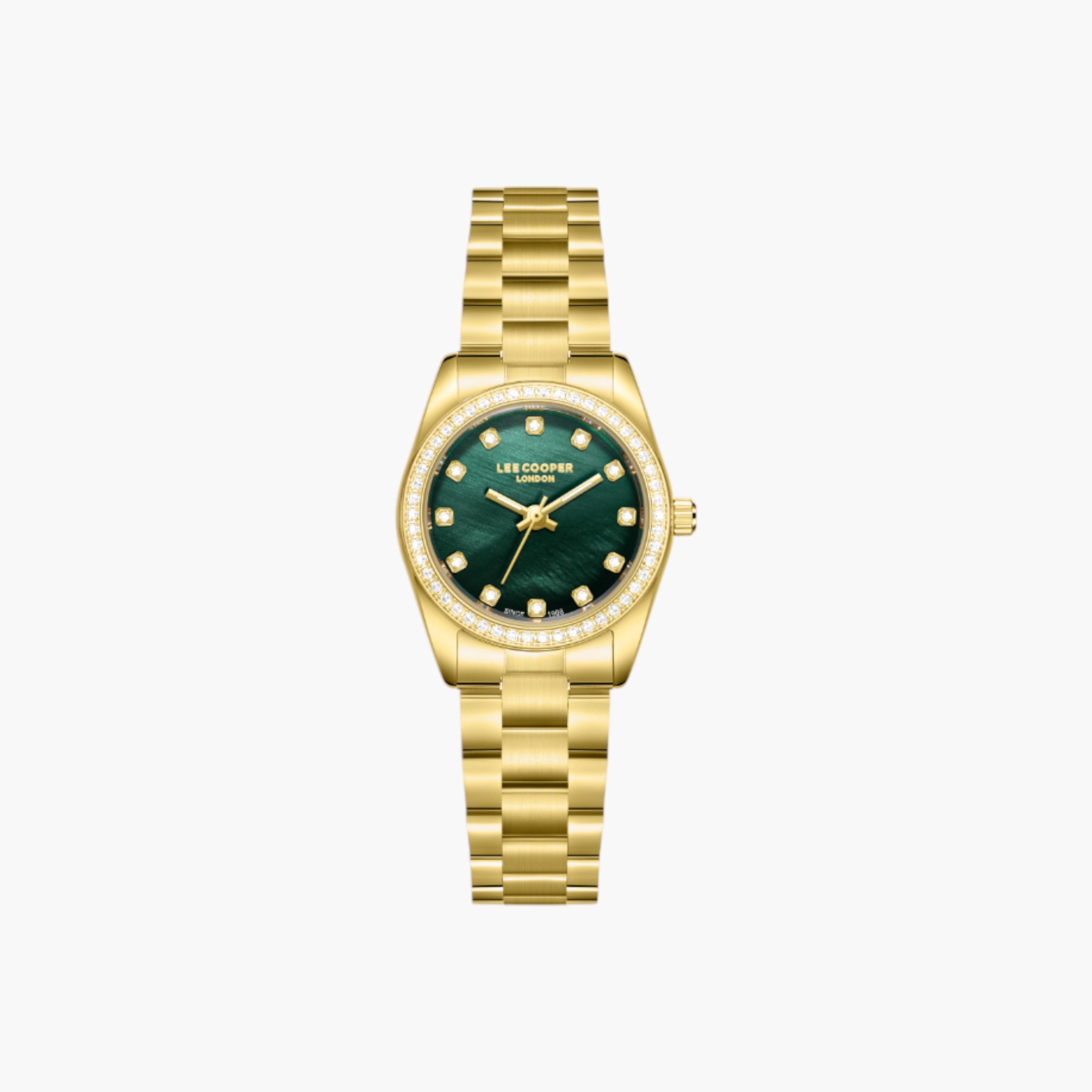 ساعة يد أنالوج بلون ذهبي للنساء من لي كوبر LC08155.170-women-watchesandjewellery-watches-image-1