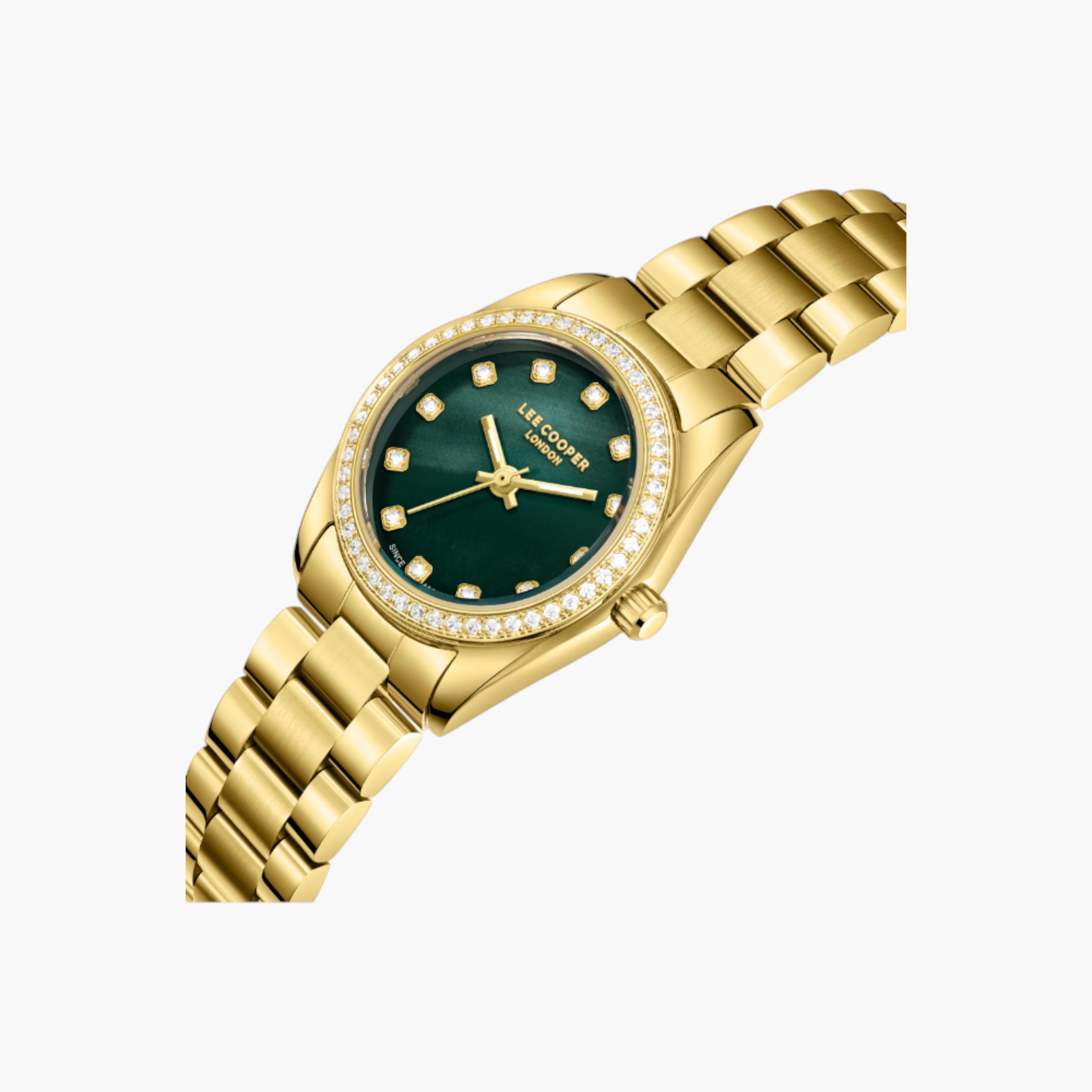 ساعة يد أنالوج بلون ذهبي للنساء من لي كوبر LC08155.170-women-watchesandjewellery-watches-image-2