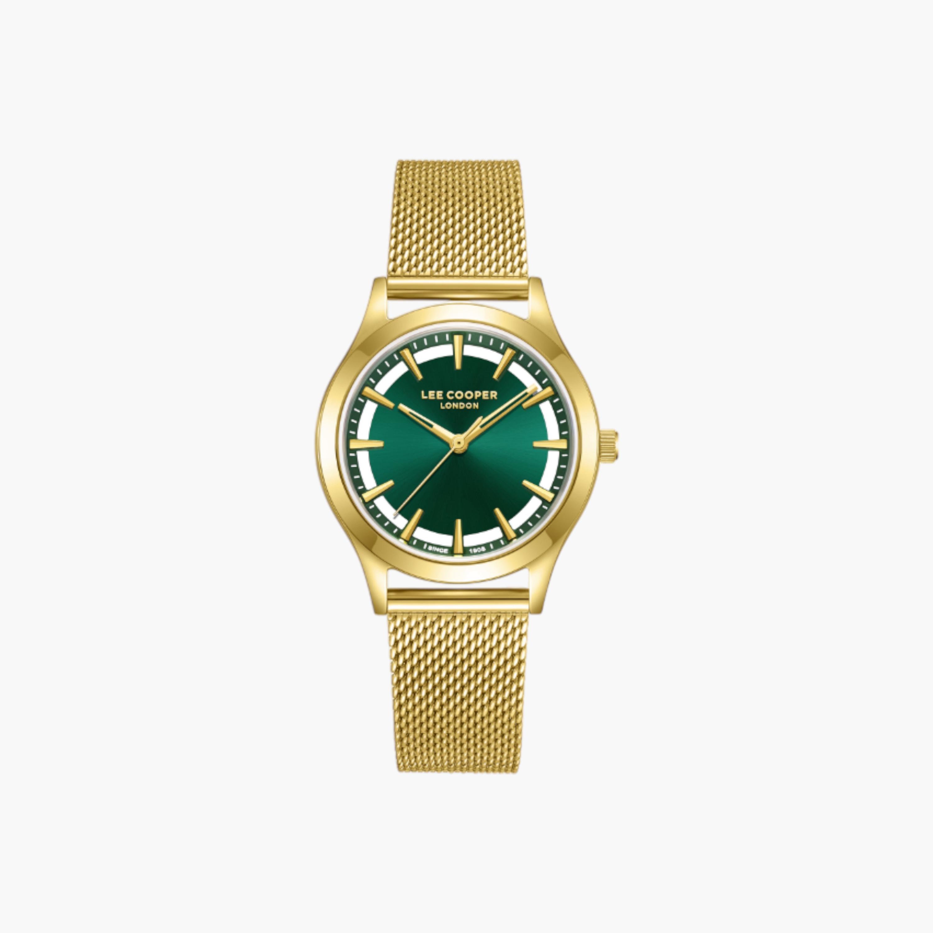 ساعة يد أنالوج لون ذهبي للنساء من لي كوبر LC08156.170-women-watchesandjewellery-watches-image-1