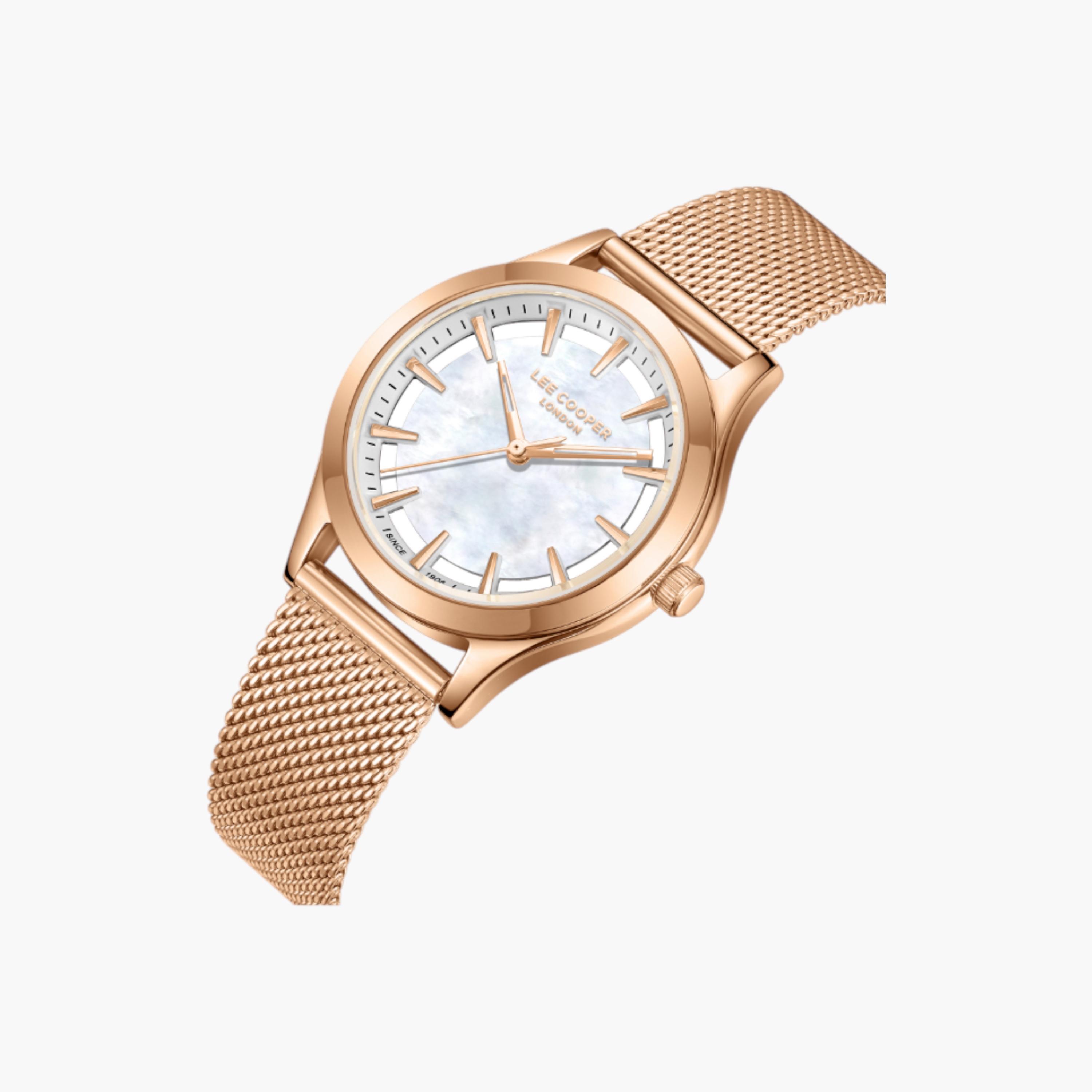 Lee Cooper Women Rose Gold Analog Wrist Watch LC08156.420-women-watchesandjewellery-watches-image-2