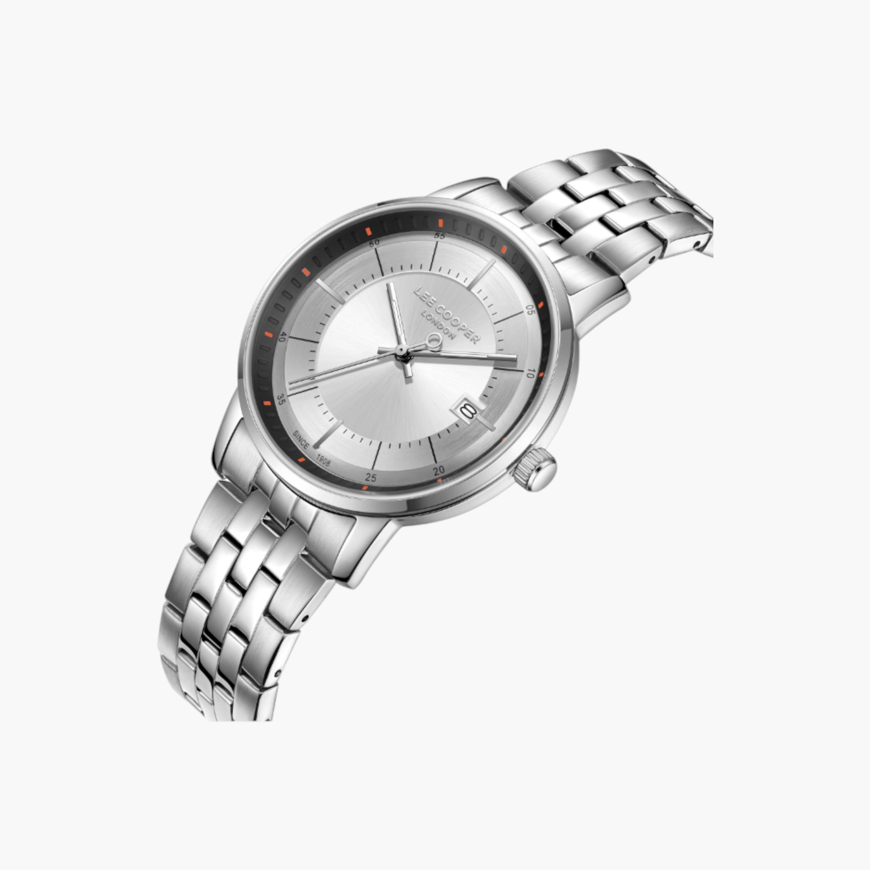 Lee Cooper Analog Silver Dial Metal Watch-men-watchesandjewellery-watches-image-2