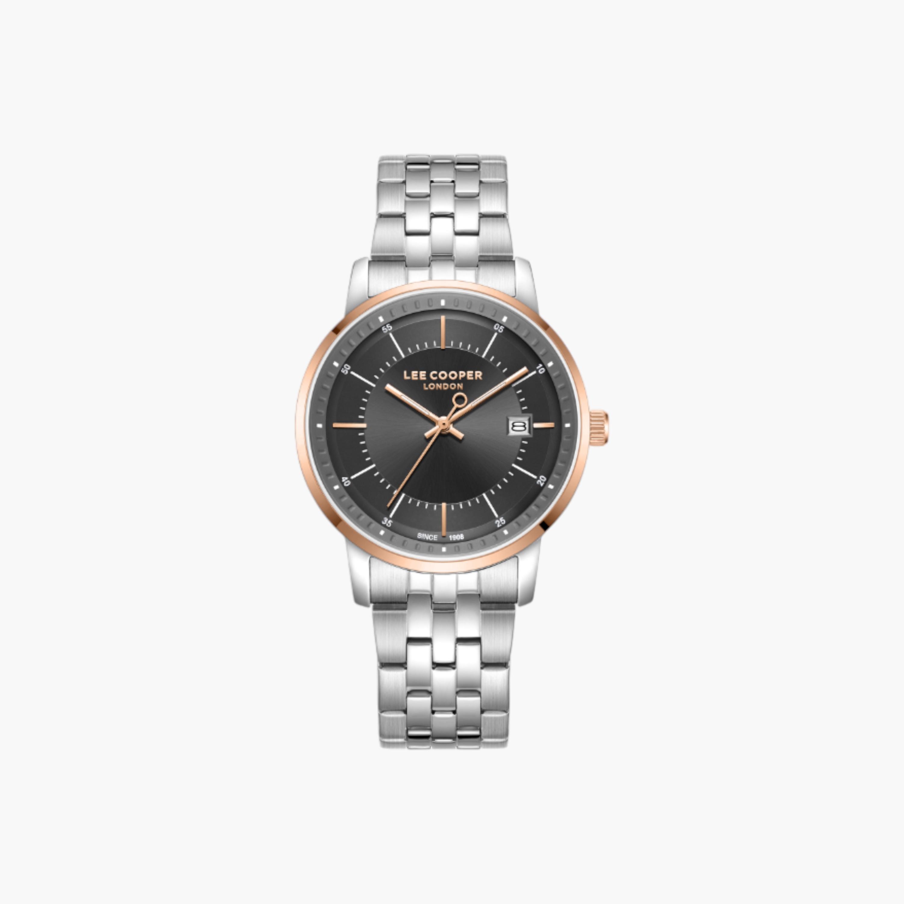 Lee Cooper Analog Grey Dial Metal Watch-men-watchesandjewellery-watches-image-1