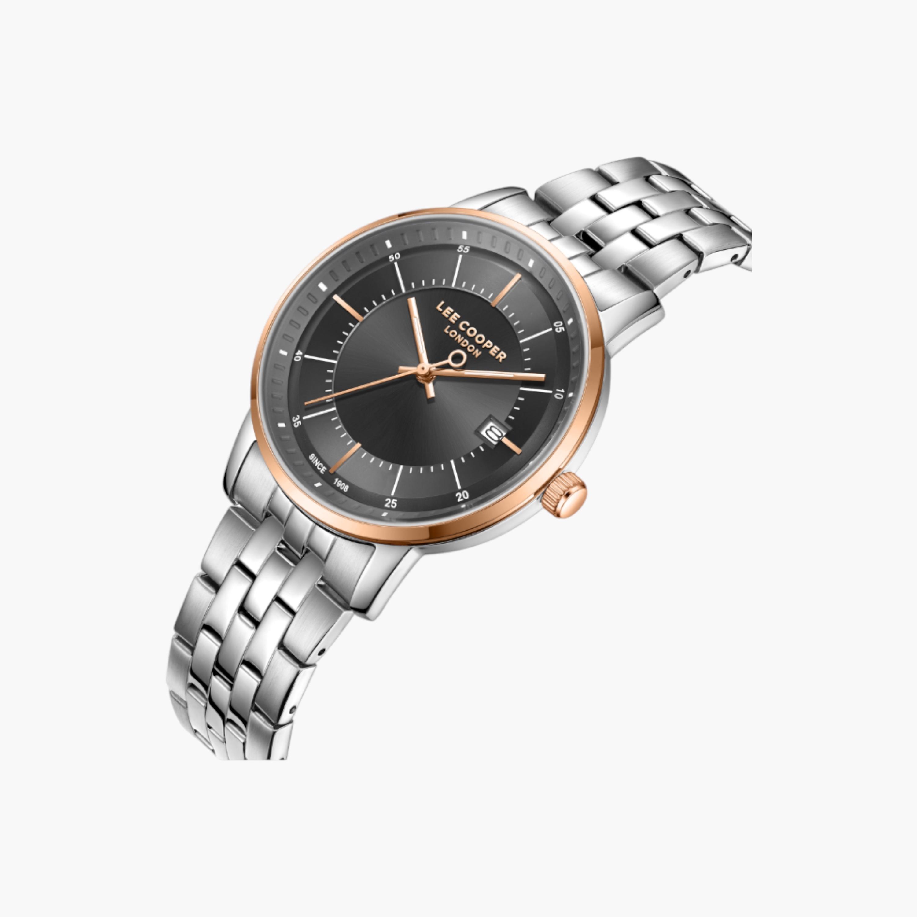 Lee Cooper Analog Grey Dial Metal Watch-men-watchesandjewellery-watches-image-2