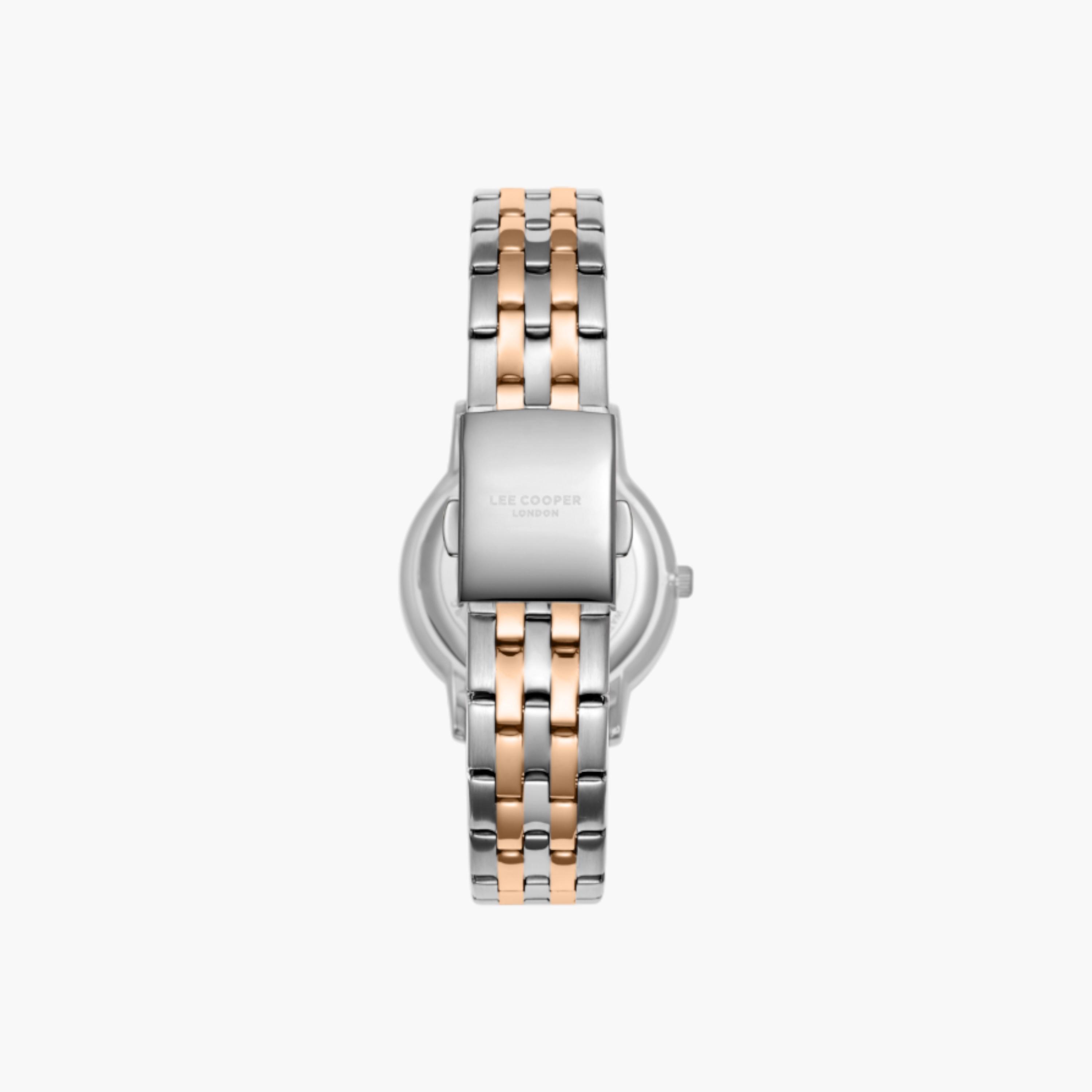 ساعة يد تناظرية فضية للنساء من لي كوبر - LC08165.530-women-watchesandjewellery-watches-image-4