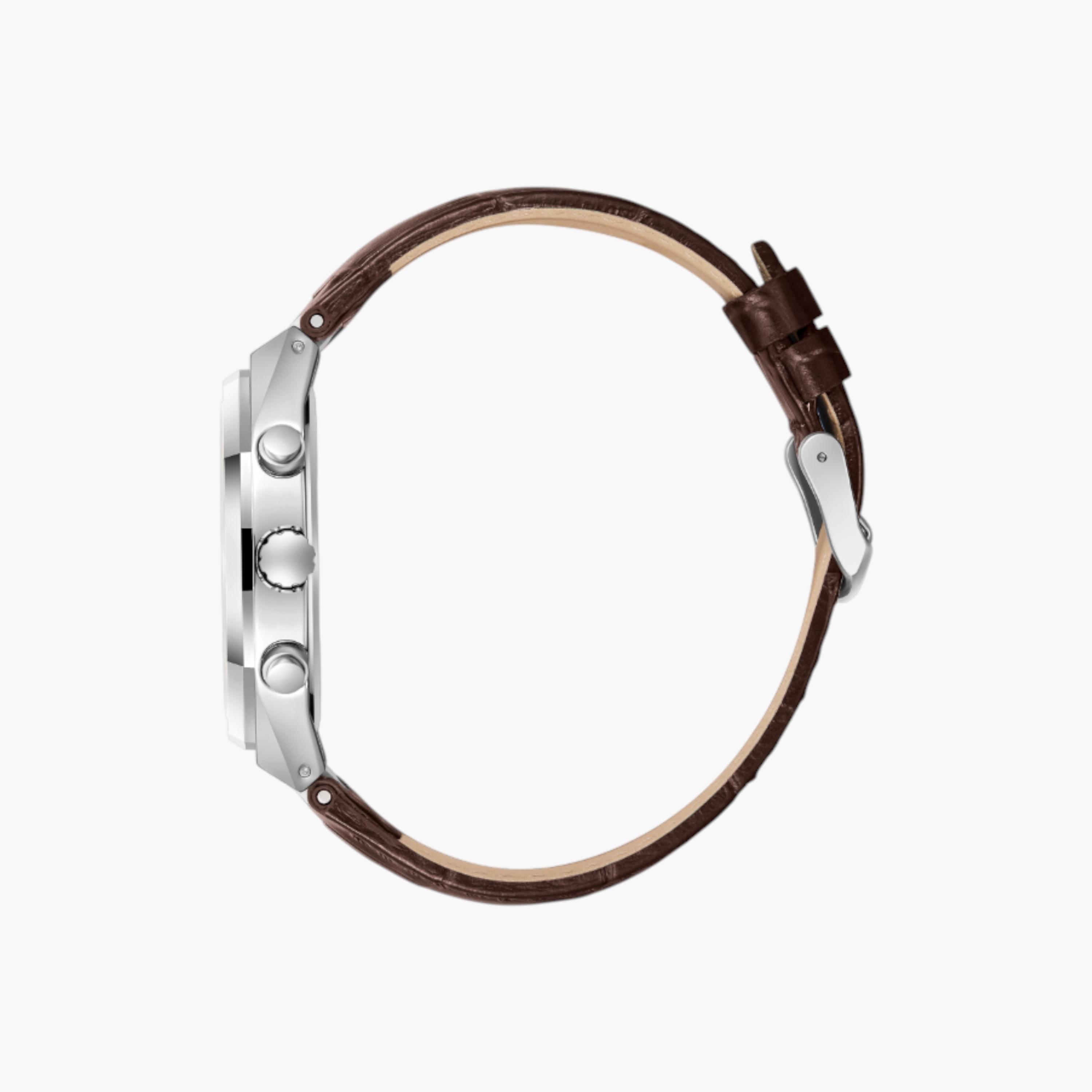Lee Cooper Chronograph Green Dial Leather Watch-men-watchesandjewellery-watches-image-3