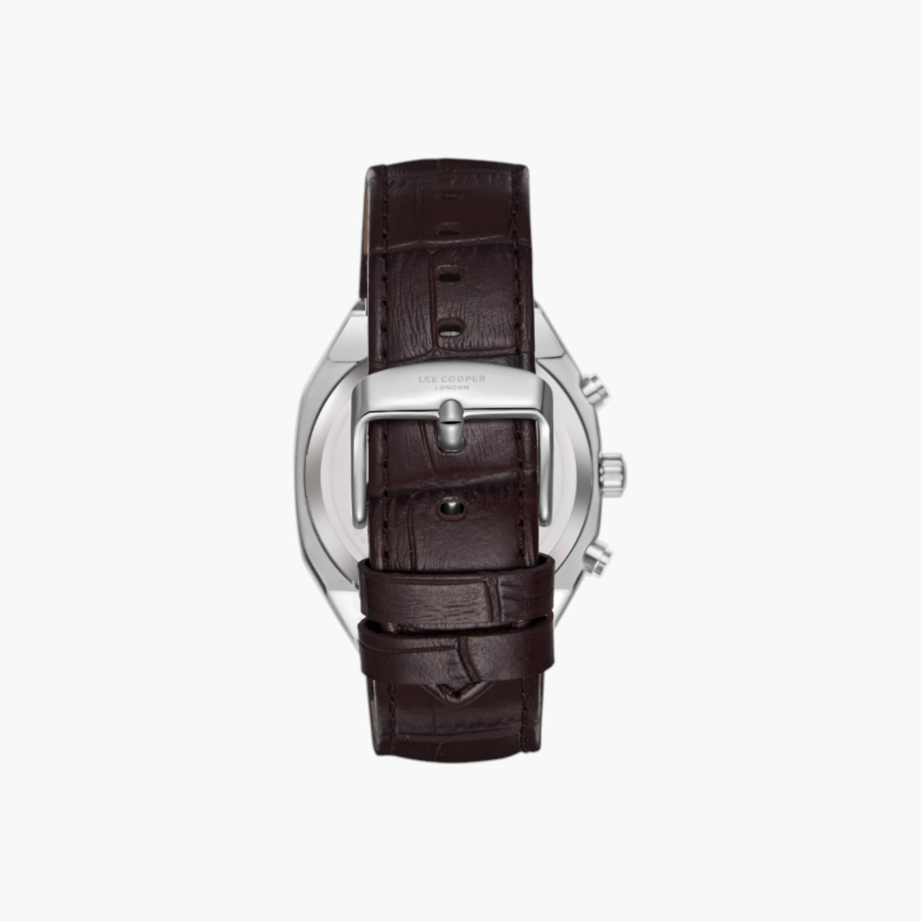 Lee Cooper Chronograph Green Dial Leather Watch-men-watchesandjewellery-watches-image-4