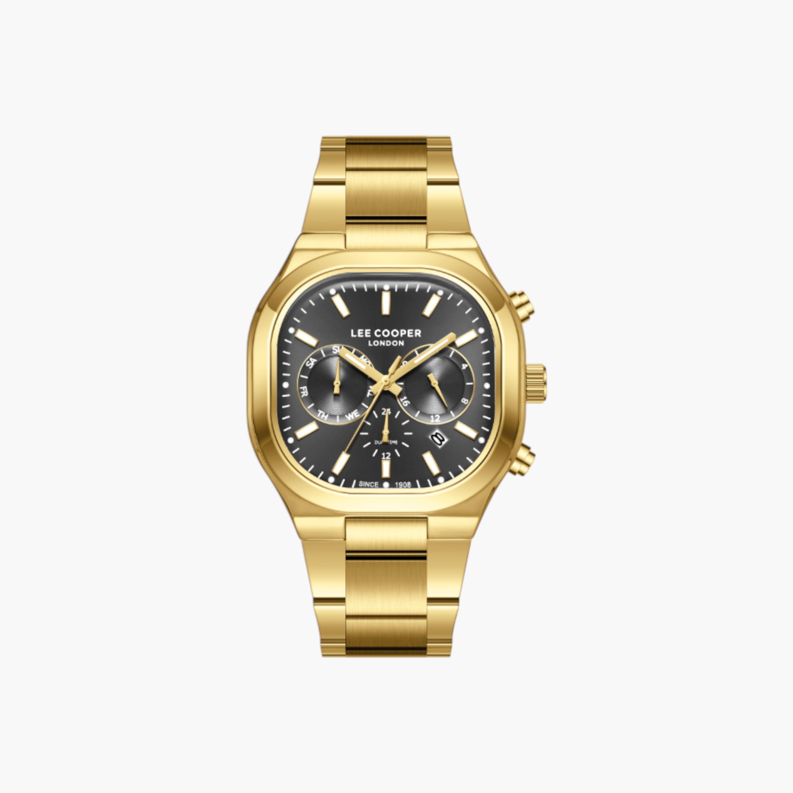 Lee Cooper Chronograph Grey Dial Metal Watch-men-watchesandjewellery-watches-image-1