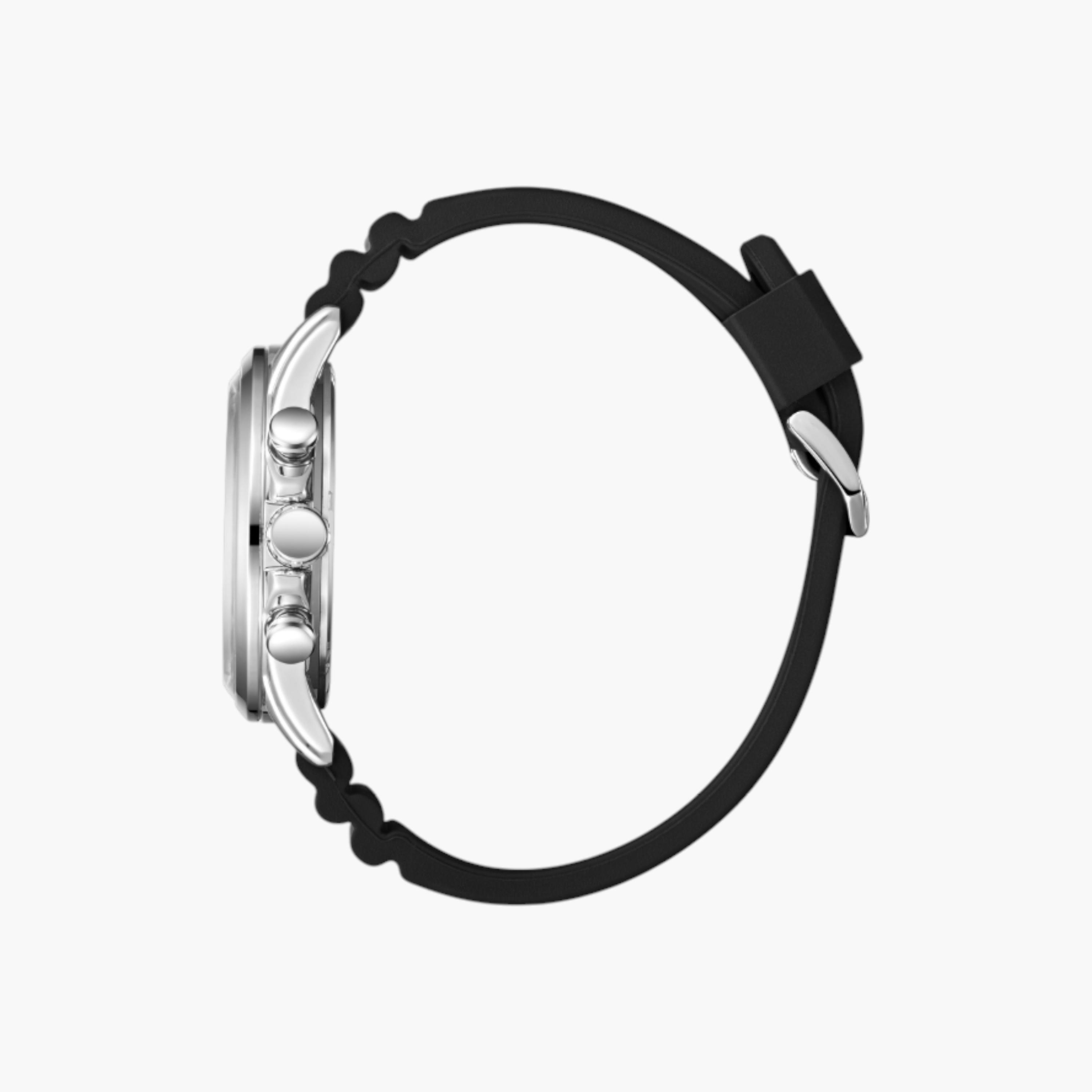 Lee Cooper Analog Black Dial Silicone Wrist Watch-men-watchesandjewellery-watches-image-3