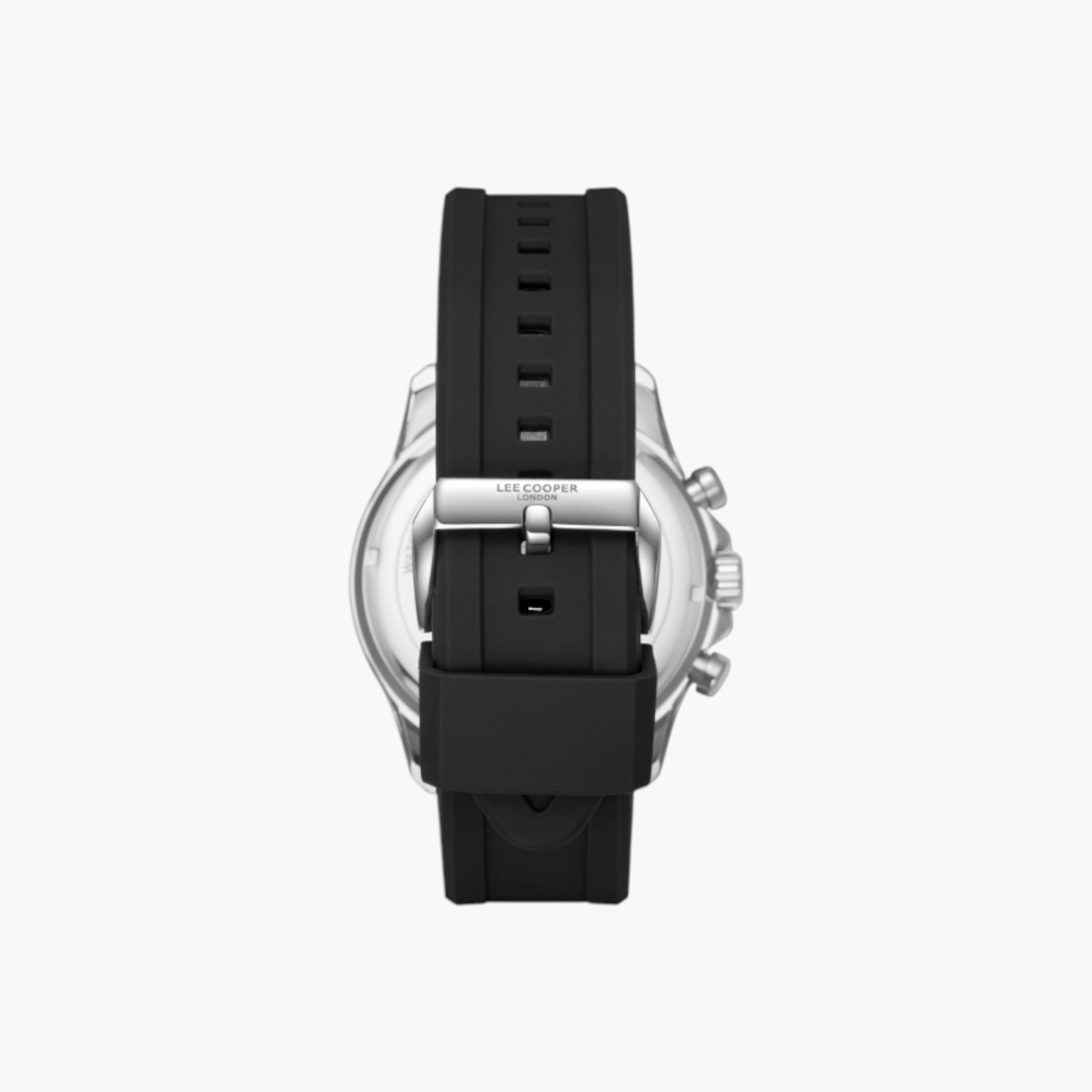 Lee Cooper Analog Black Dial Silicone Wrist Watch-men-watchesandjewellery-watches-image-4