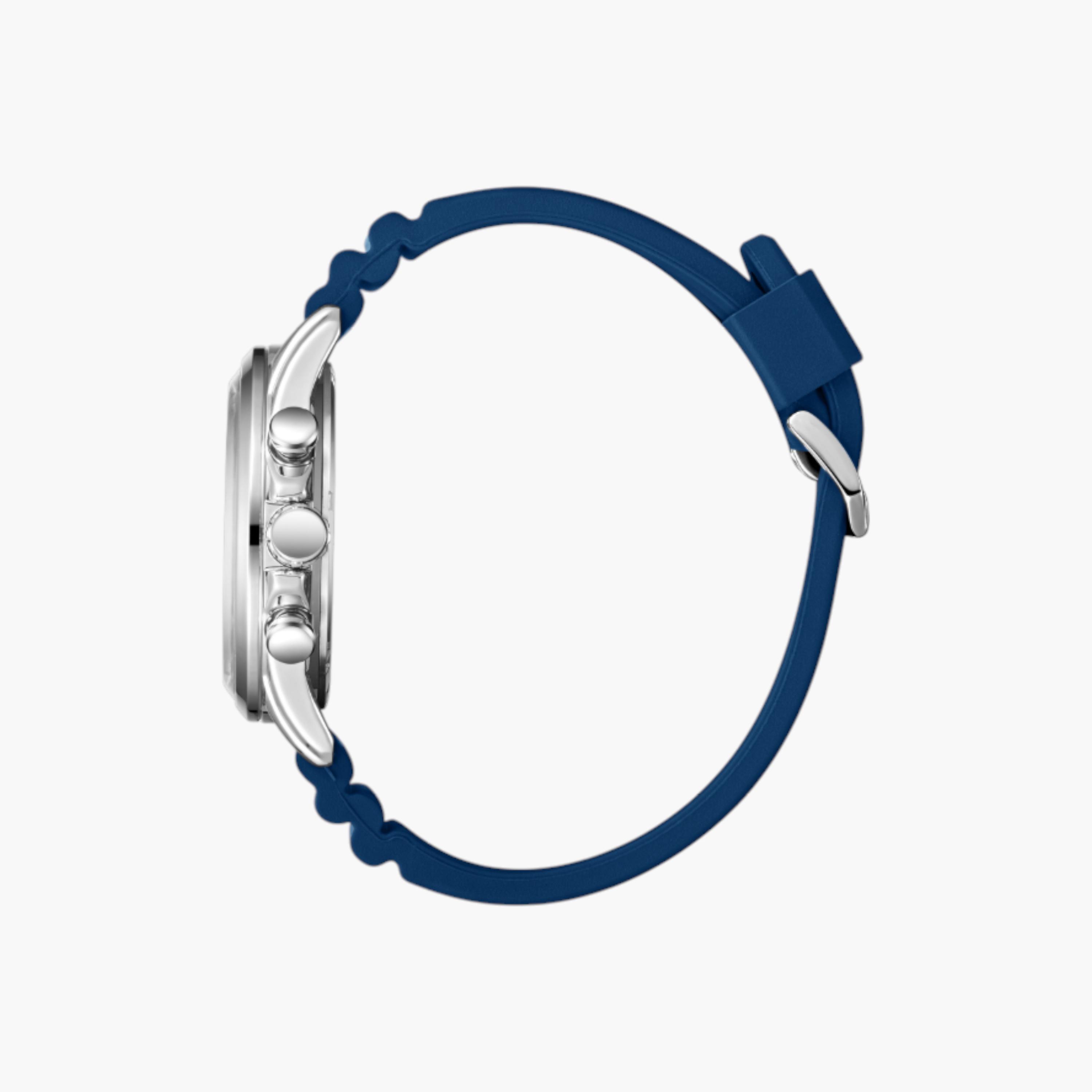 ساعة سيليكون أنالوج مينا أزرق من لي كوبر-men-watchesandjewellery-watches-image-3