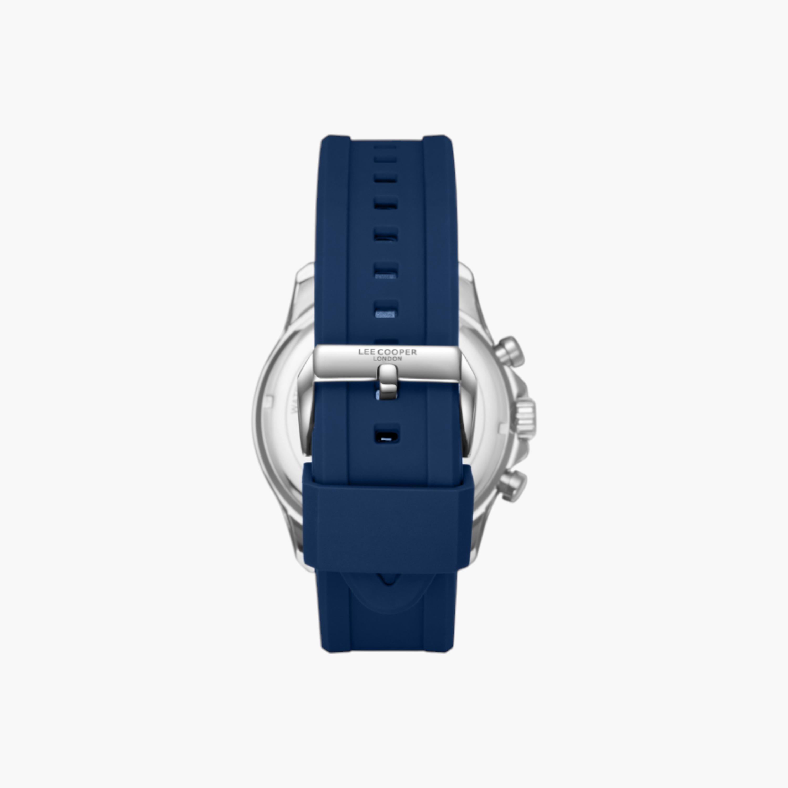 ساعة سيليكون أنالوج مينا أزرق من لي كوبر-men-watchesandjewellery-watches-image-4