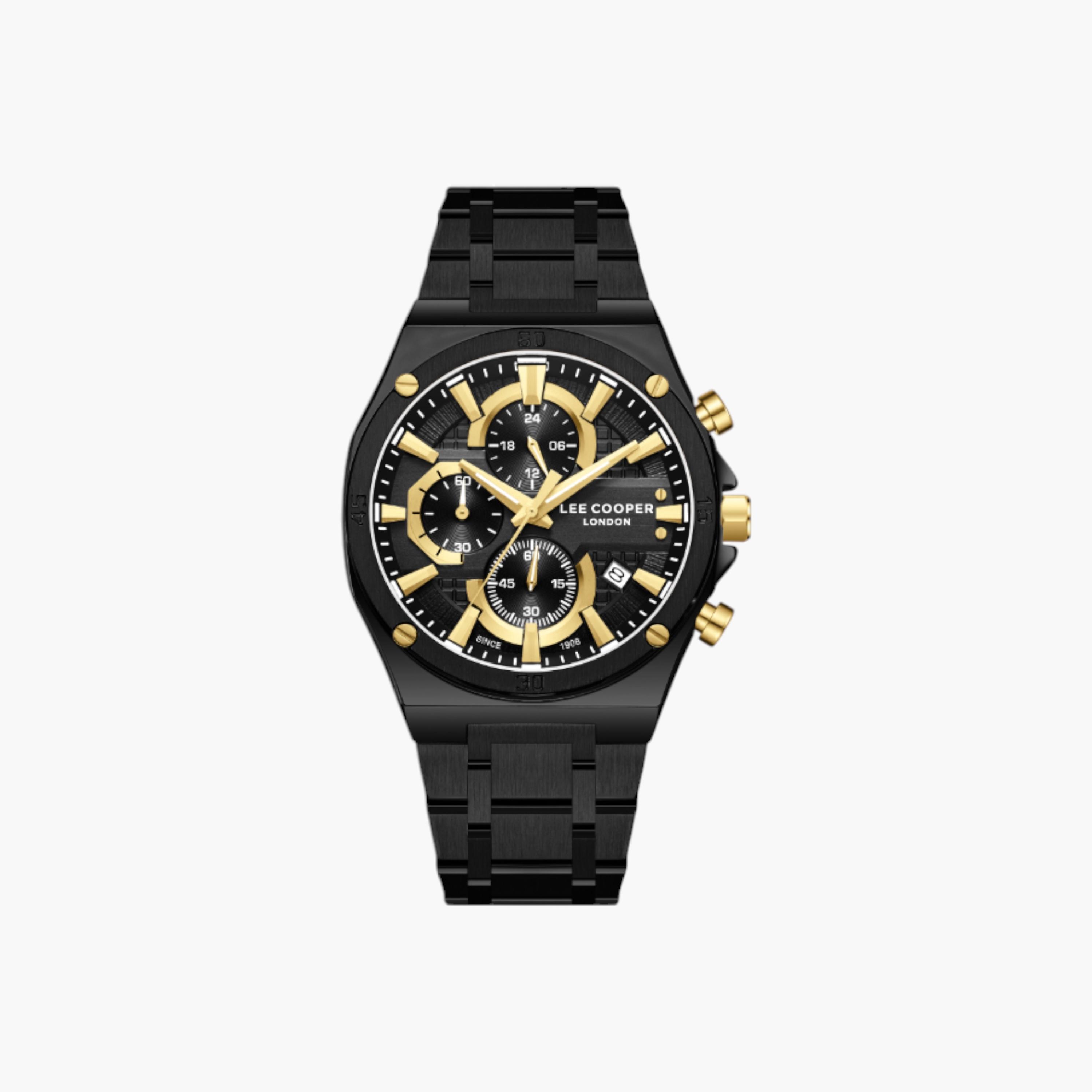 Lee Cooper Men's Black Chronograph Wrist Watch LC08171.650-men-watchesandjewellery-watches-image-1
