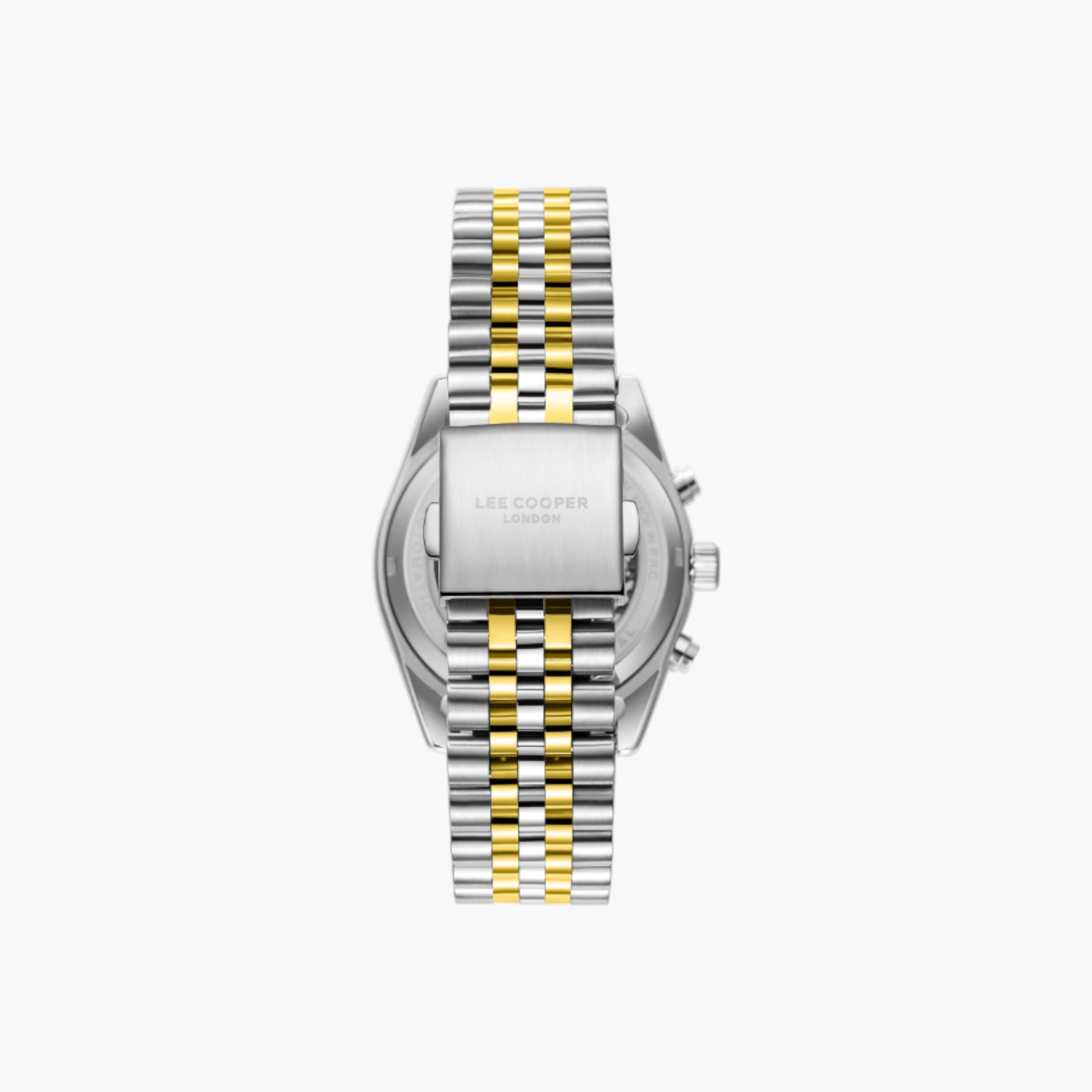 Lee Cooper Automatic Black Dial Metal Watch - LC08176.250-men-watchesandjewellery-watches-image-4