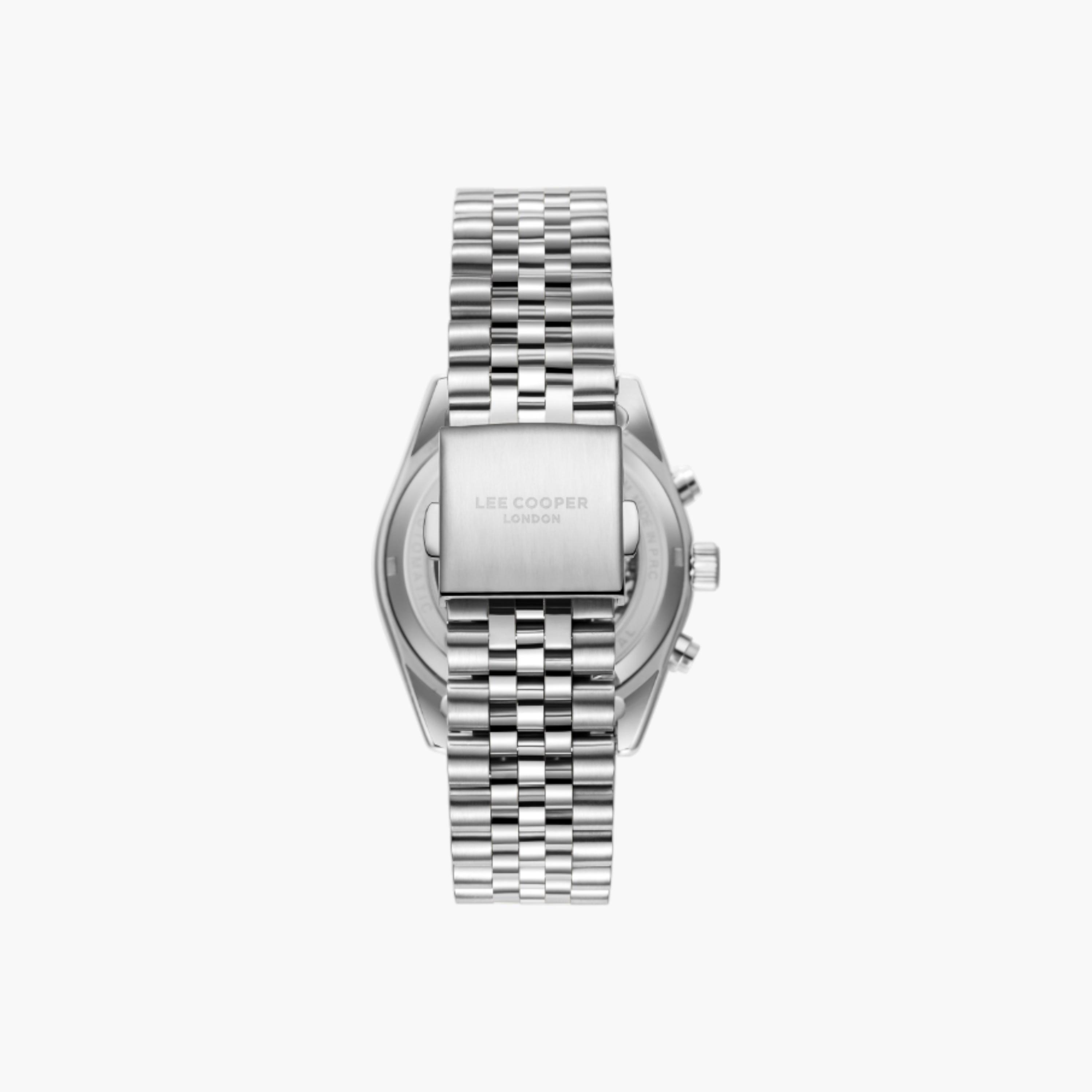 Lee Cooper Automatic Blue Dial Metal Watch-men-watchesandjewellery-watches-image-4