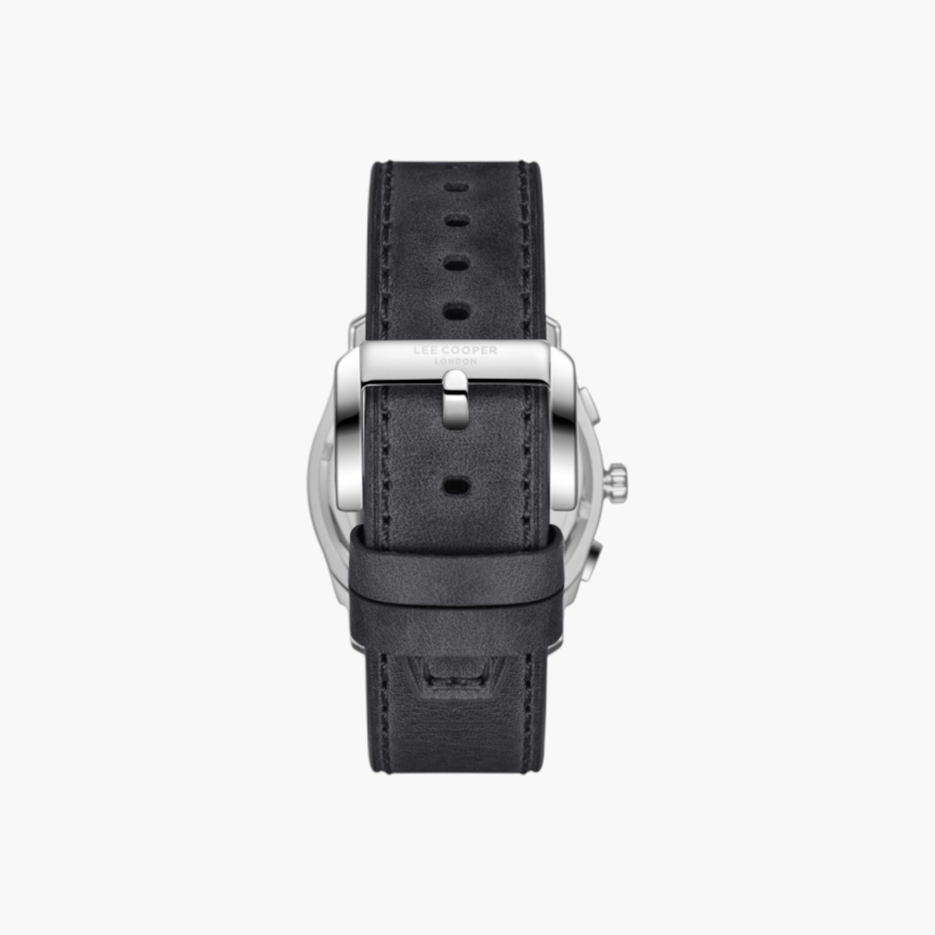 Lee Cooper Chronograph Black Dial Leather Wrist Watch-men-watchesandjewellery-watches-image-4