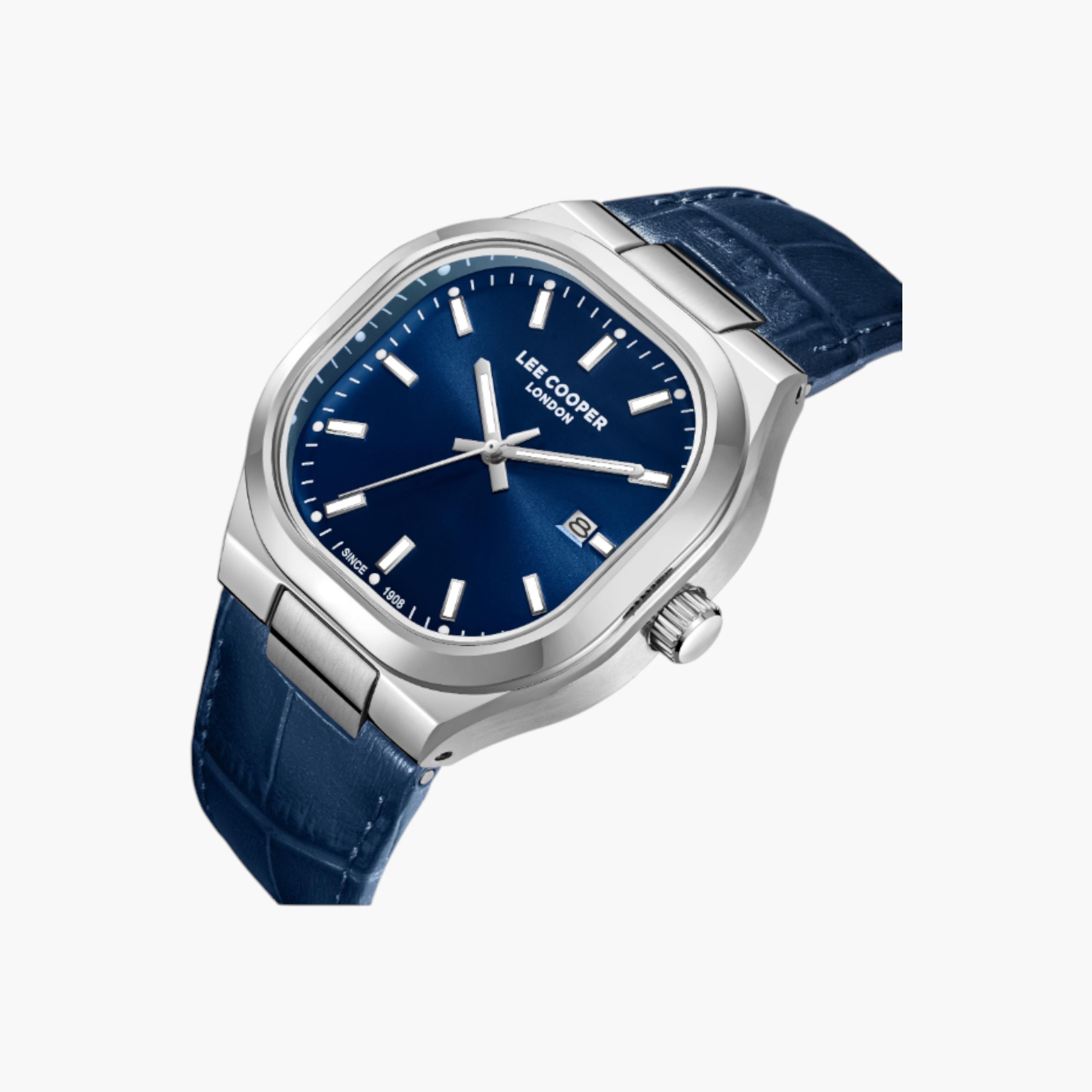 Lee Cooper Analog Blue Dial Leather Wrist Watch-men-watchesandjewellery-watches-image-2