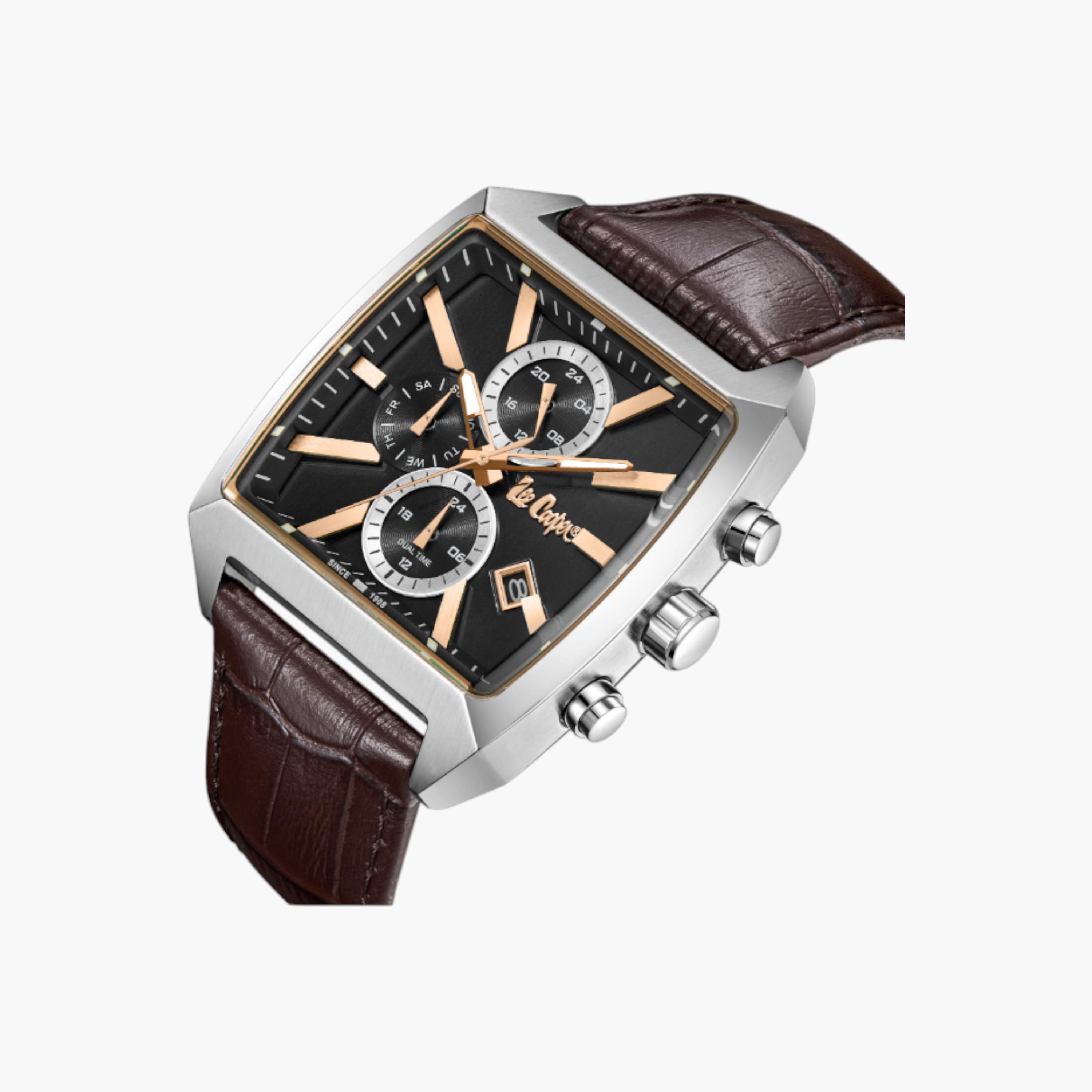 Lee Cooper Analog Grey Dial Leather Watch-men-watchesandjewellery-watches-image-2