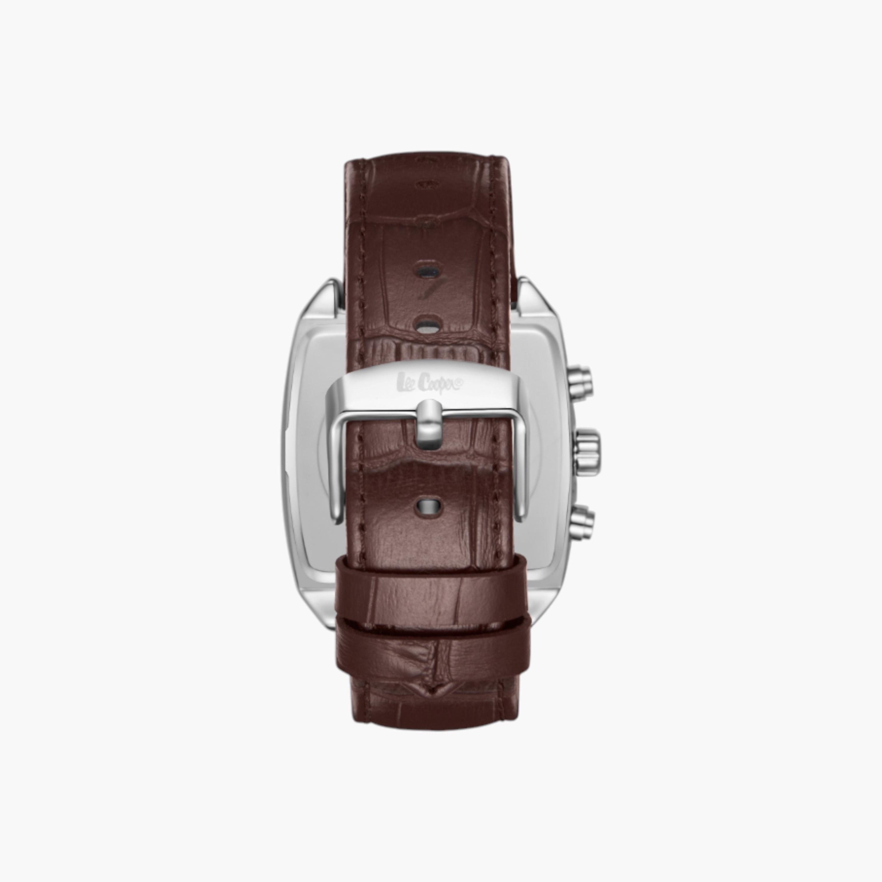 Lee Cooper Chronograph Green Dial Leather Wrist Watch-men-watchesandjewellery-watches-image-4