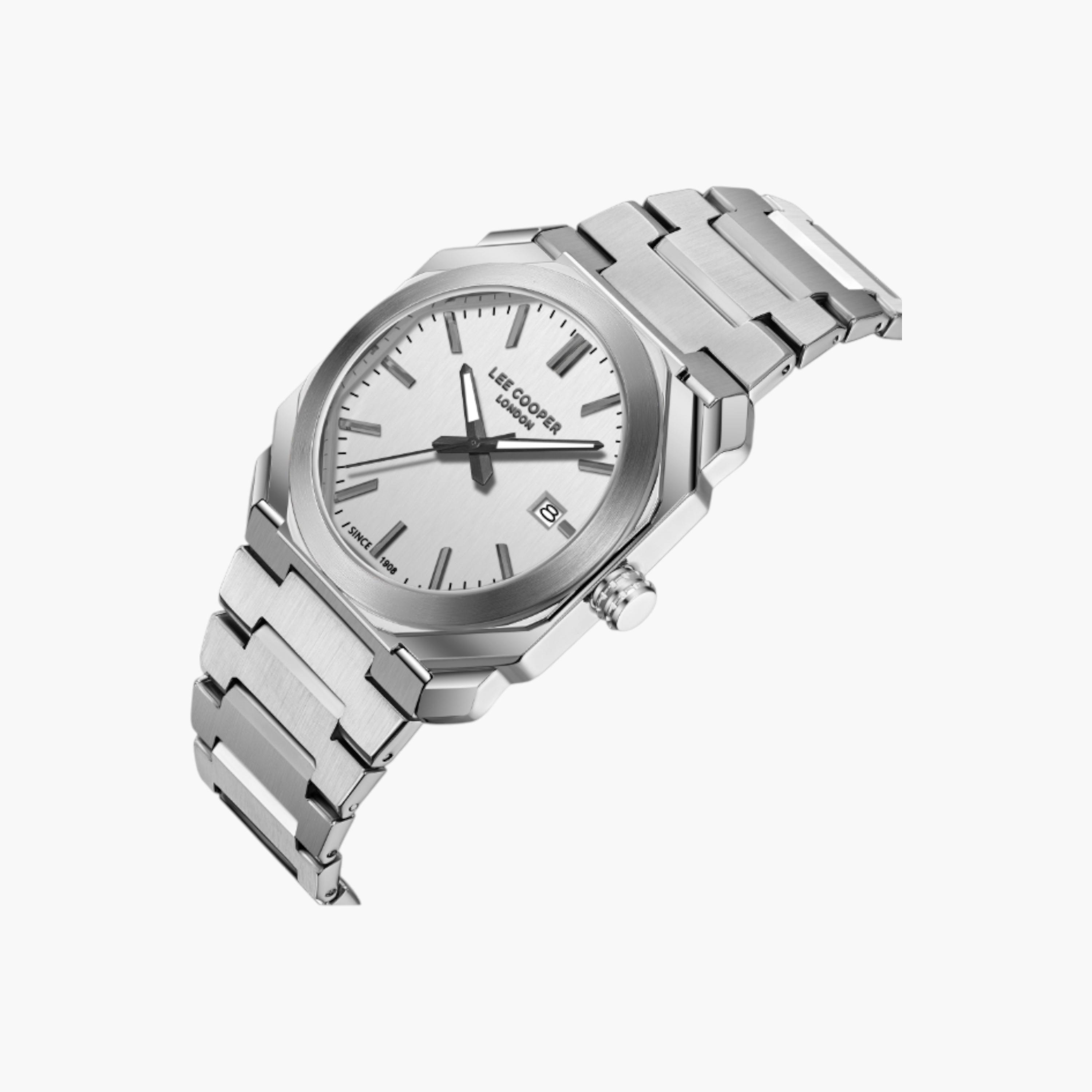 Lee Cooper Analog Silver Dial Metal Watch-men-watchesandjewellery-watches-image-2