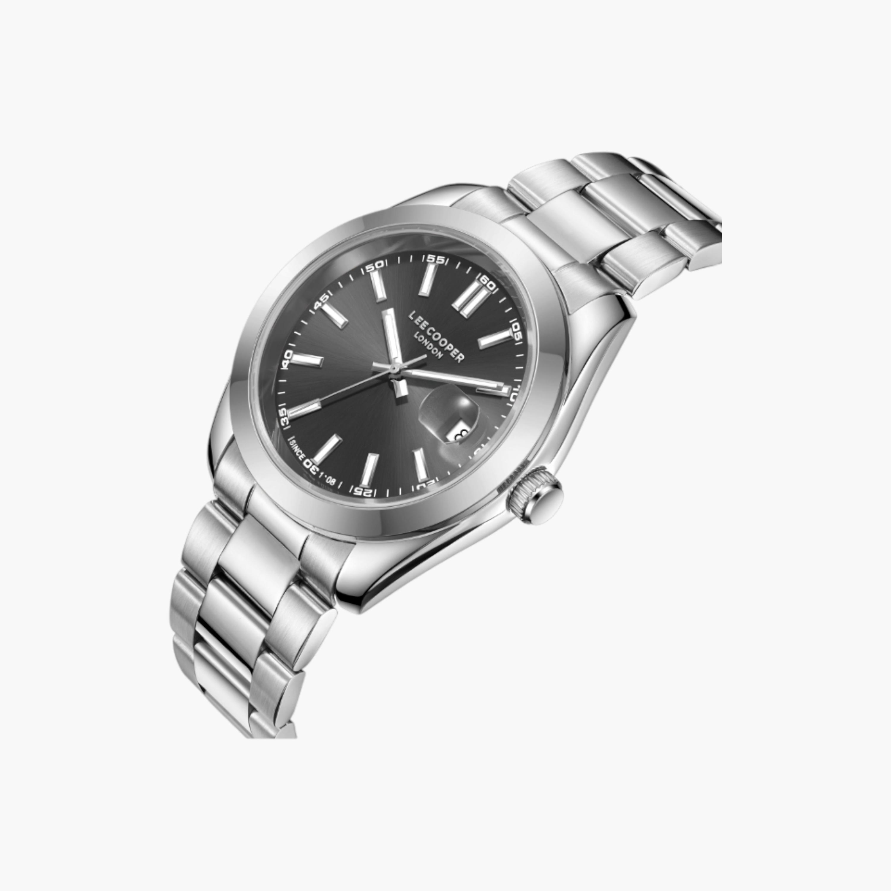Lee Cooper Men's Silver Analog Wrist Watch LC08189.360-men-watchesandjewellery-watches-image-2