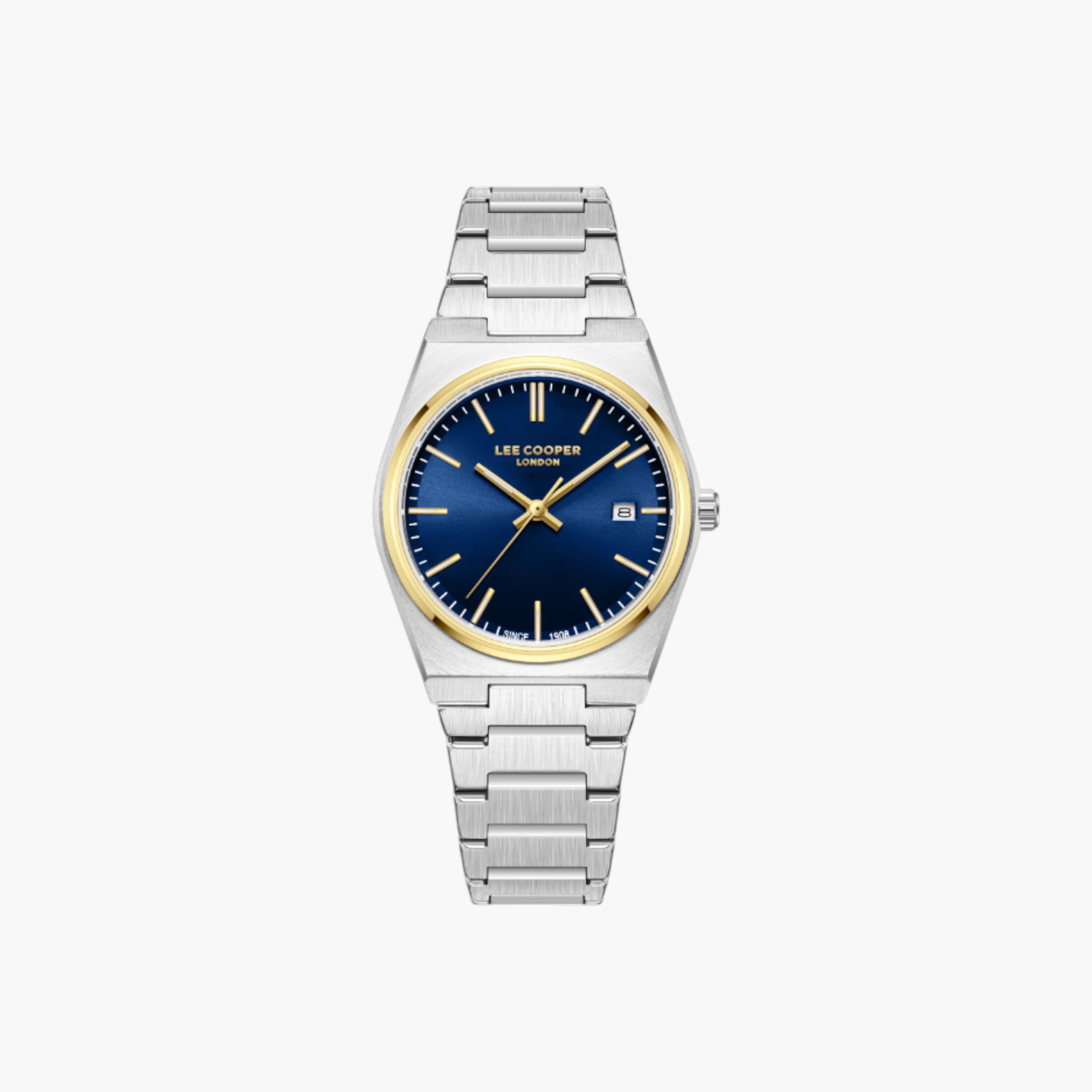 Lee Cooper Analog Blue Dial Metal Watch-women-watchesandjewellery-watches-image-1