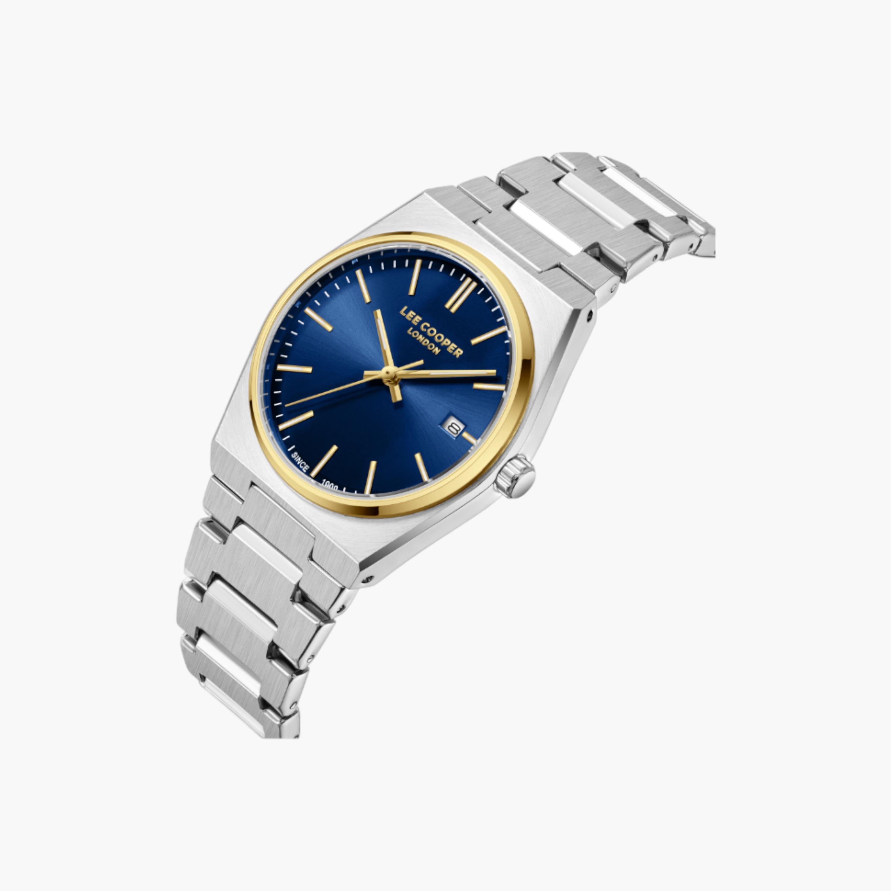 Lee Cooper Analog Blue Dial Metal Watch-women-watchesandjewellery-watches-image-2