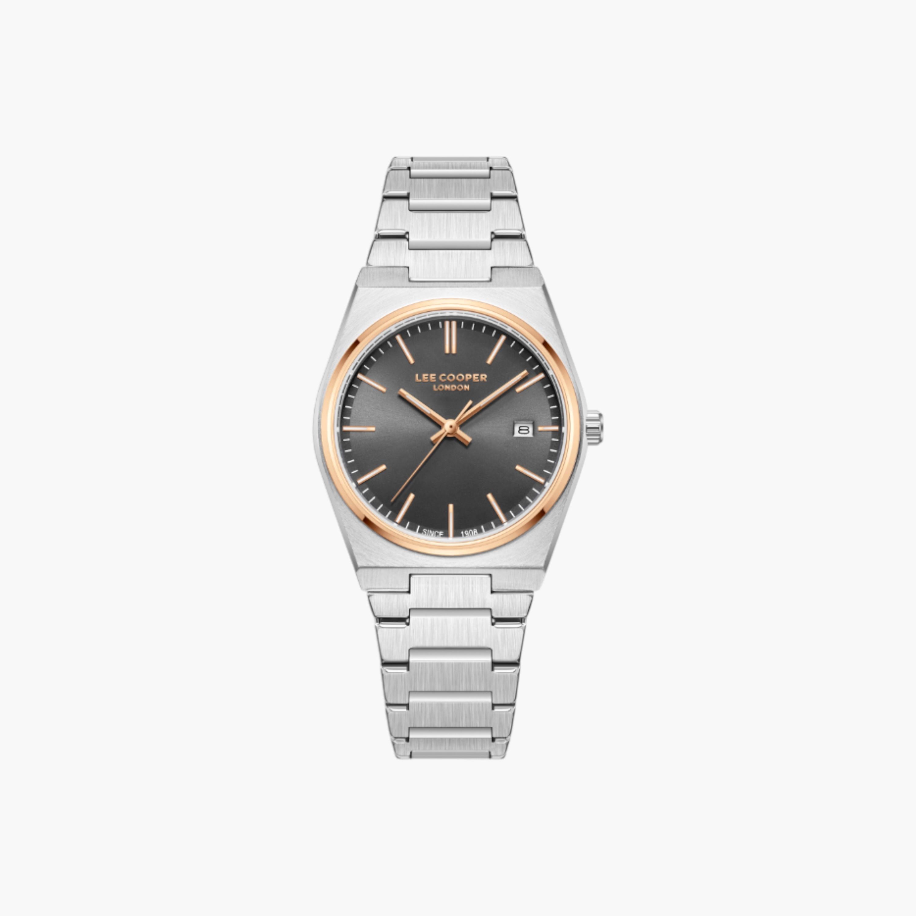 ساعة يد أنالوج فضية للنساء من لي كوبر LC08195.560-women-watchesandjewellery-watches-image-1