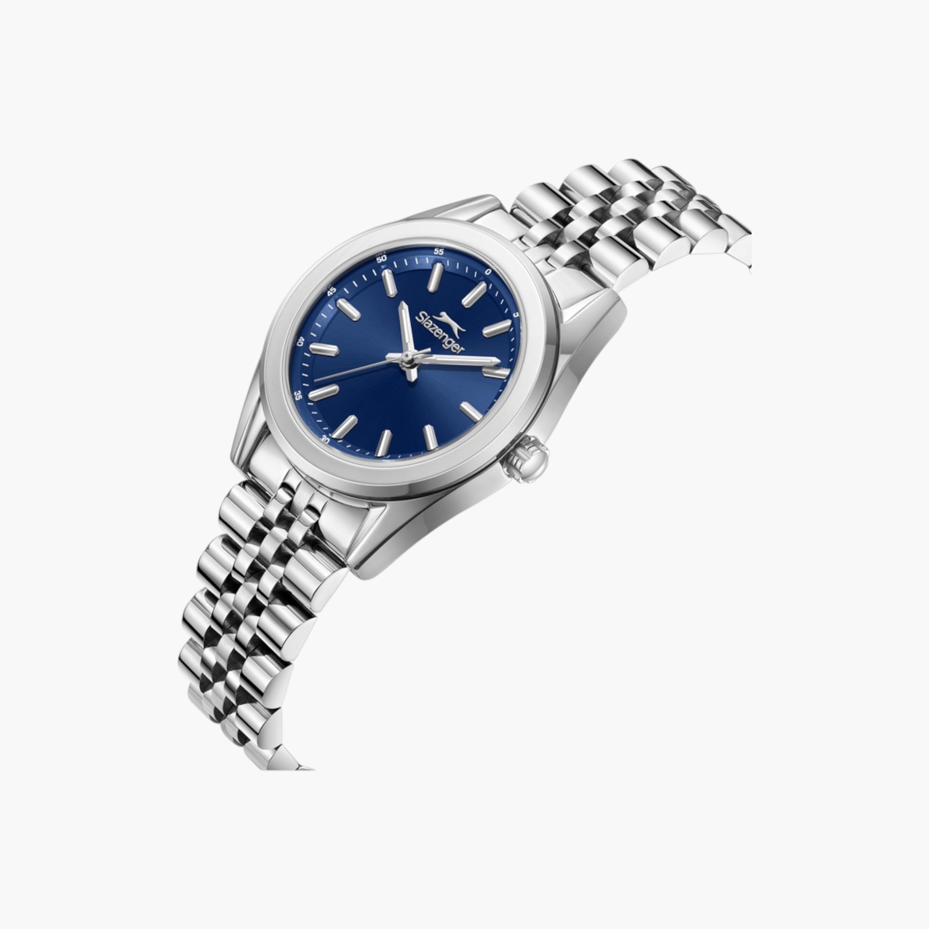 ساعة يد تناظرية باللون الفضي للنساء من سلازنجر - SL.9.2463.3.01-women-watchesandjewellery-watches-image-2