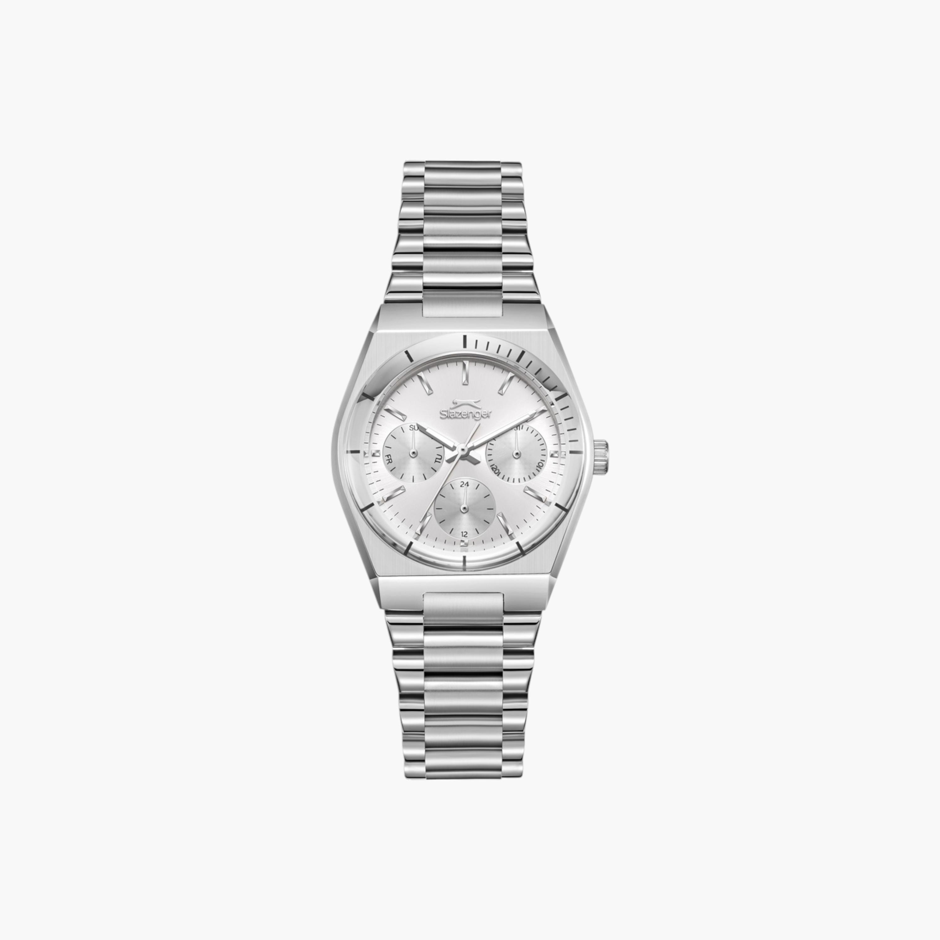 ساعة يد كرونوغراف فضية للنساء من سليزنغر SL.9.2467.4.01-women-watchesandjewellery-watches-image-1
