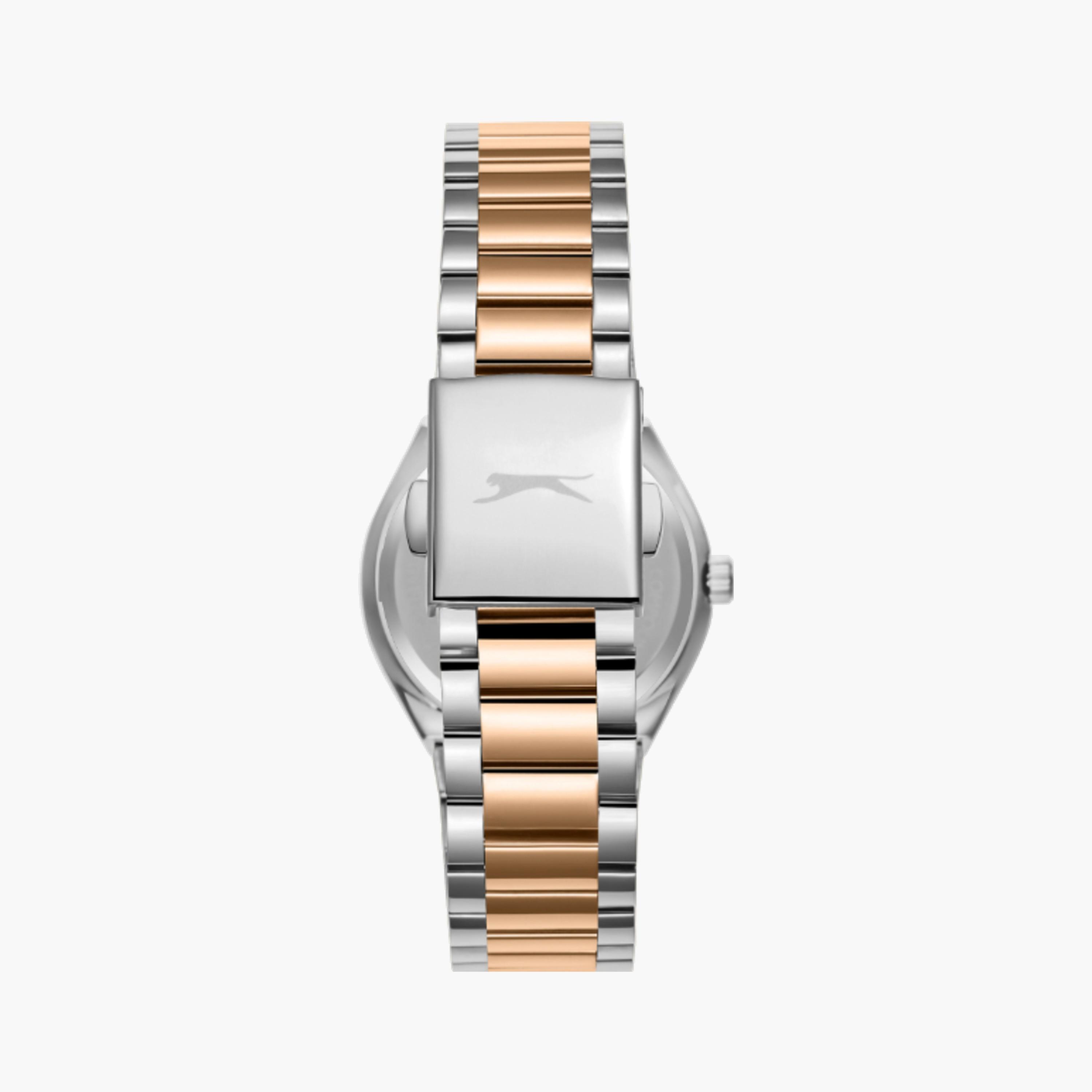 Slazenger Women Silver and Rose Gold Analog Wristwatch - SL.9.2468.4.04-women-watchesandjewellery-watches-image-4