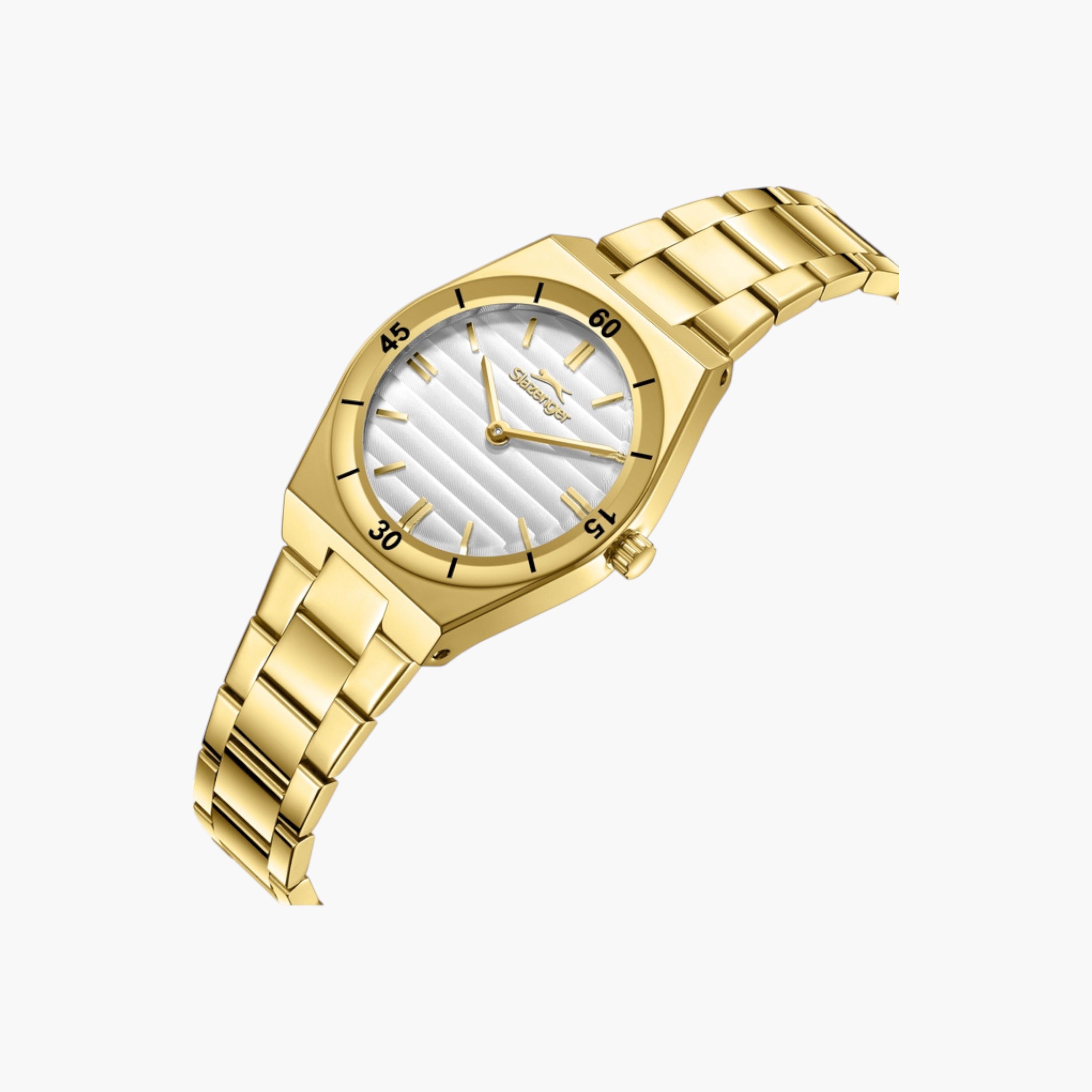Slazenger Women's Gold Analog Wrist Watch SL.9.2470.3.02-women-watchesandjewellery-watches-image-2