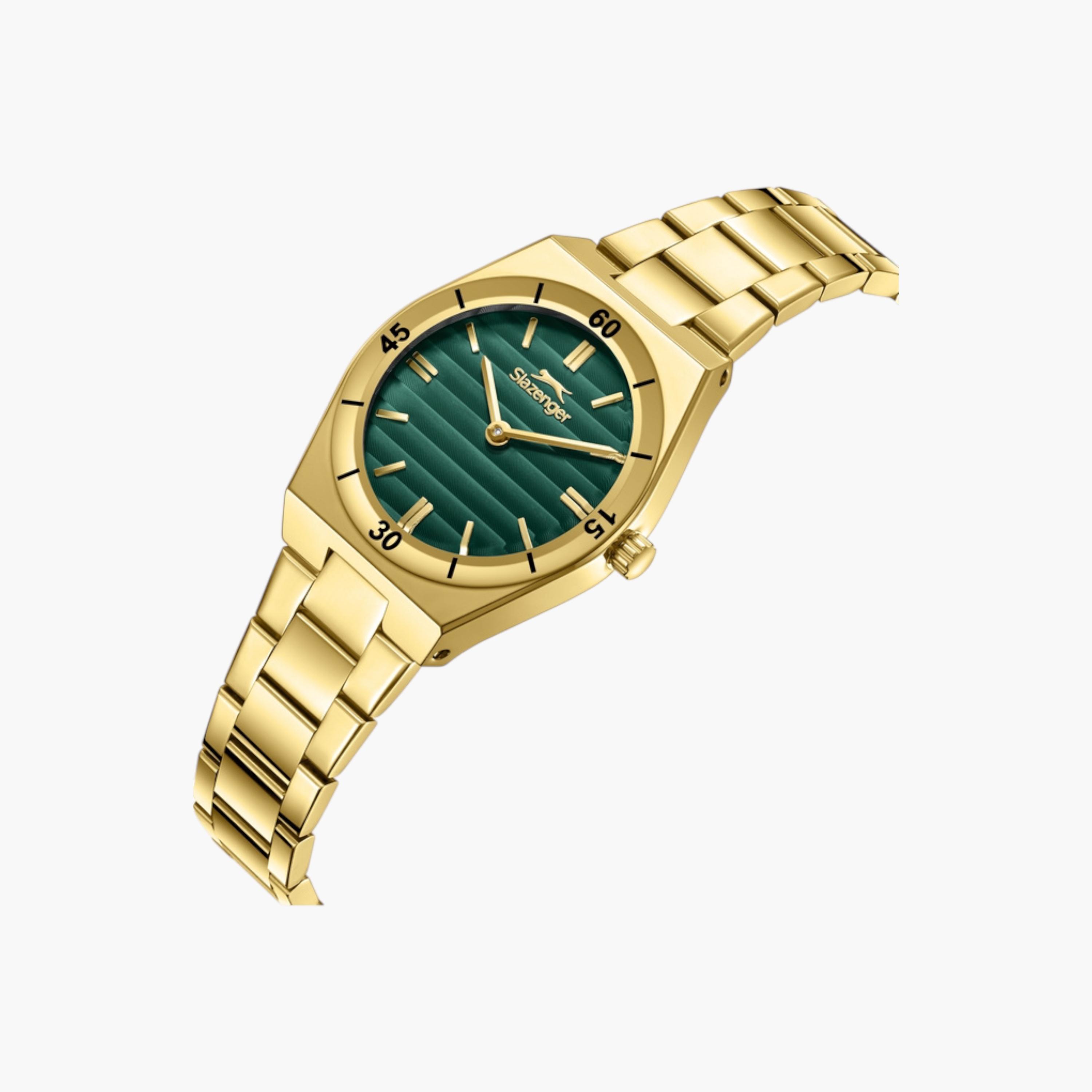 ساعة يد تناظرية باللون الذهبي للنساء من سلازينجر - SL.9.2470.3.04-women-watchesandjewellery-watches-image-2