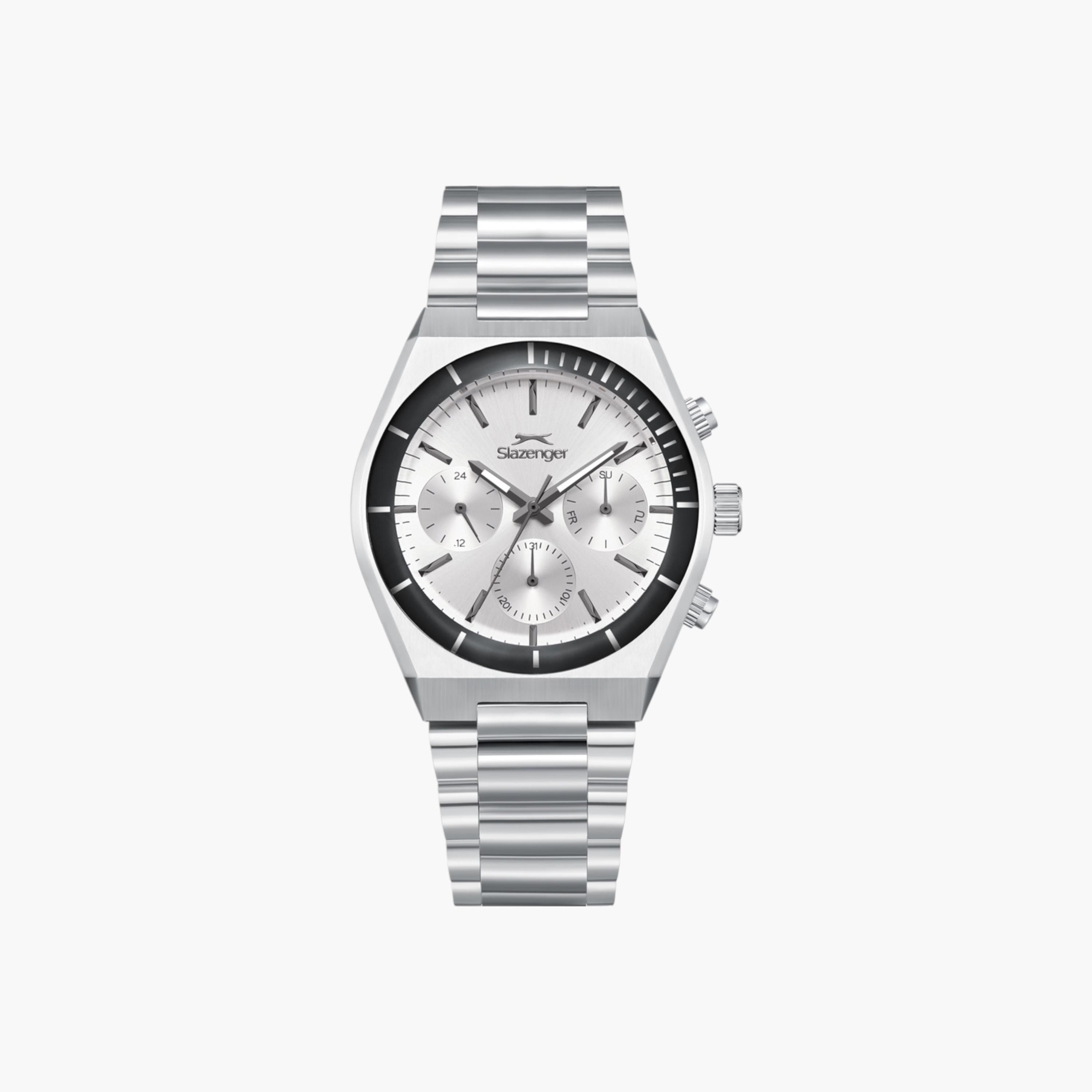 Slazenger Chronograph Silver Dial Metal Watch - SL.9.2484.2.01-men-watchesandjewellery-watches-image-1