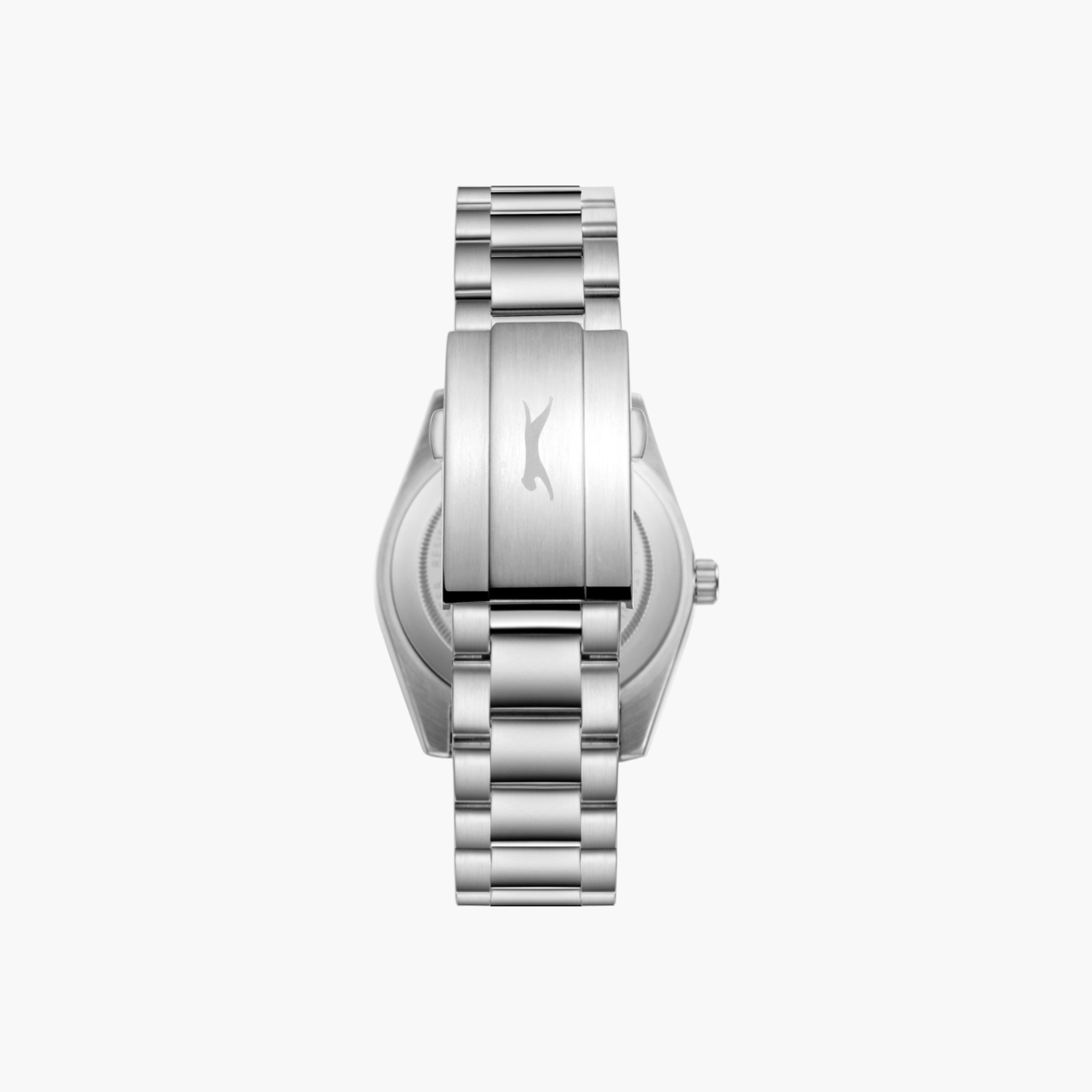 ساعة يد معدن أنالوج مينا أزرق من سليزنغر-men-watchesandjewellery-watches-image-4