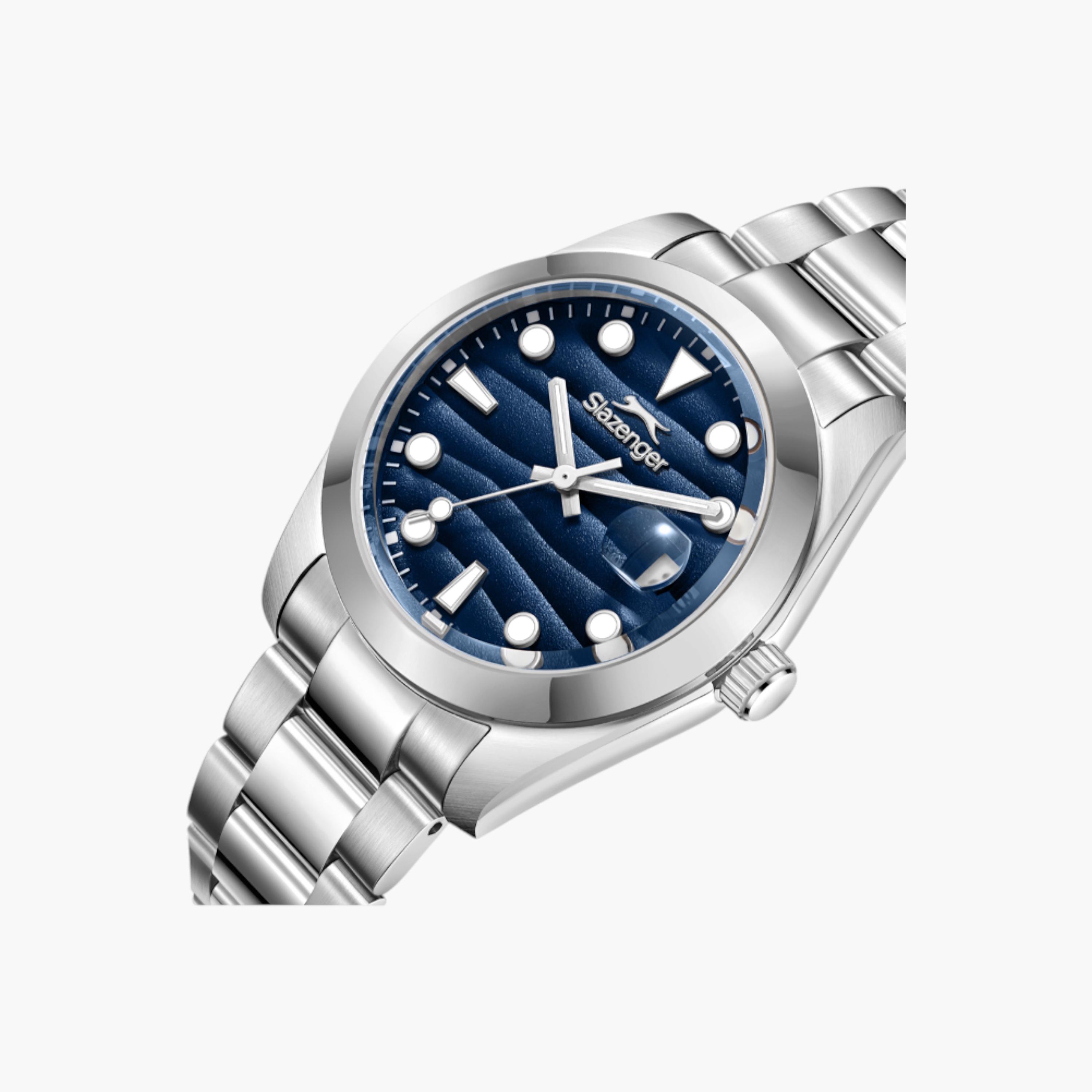 ساعة يد معدن أنالوج مينا أزرق من سليزنغر-men-watchesandjewellery-watches-image-5