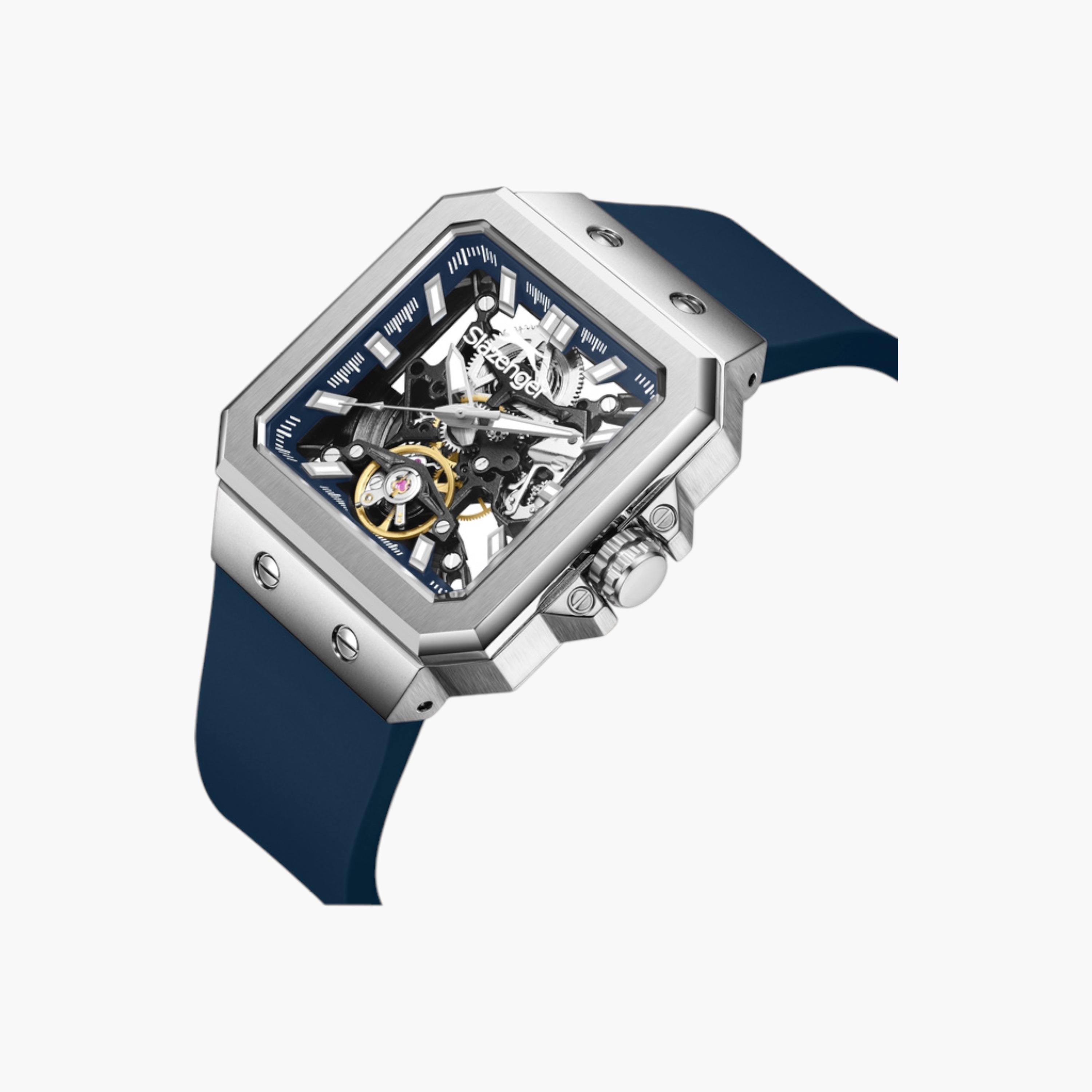 Slazenger Analog Blue Dial Silicone Watch-men-watchesandjewellery-watches-image-2
