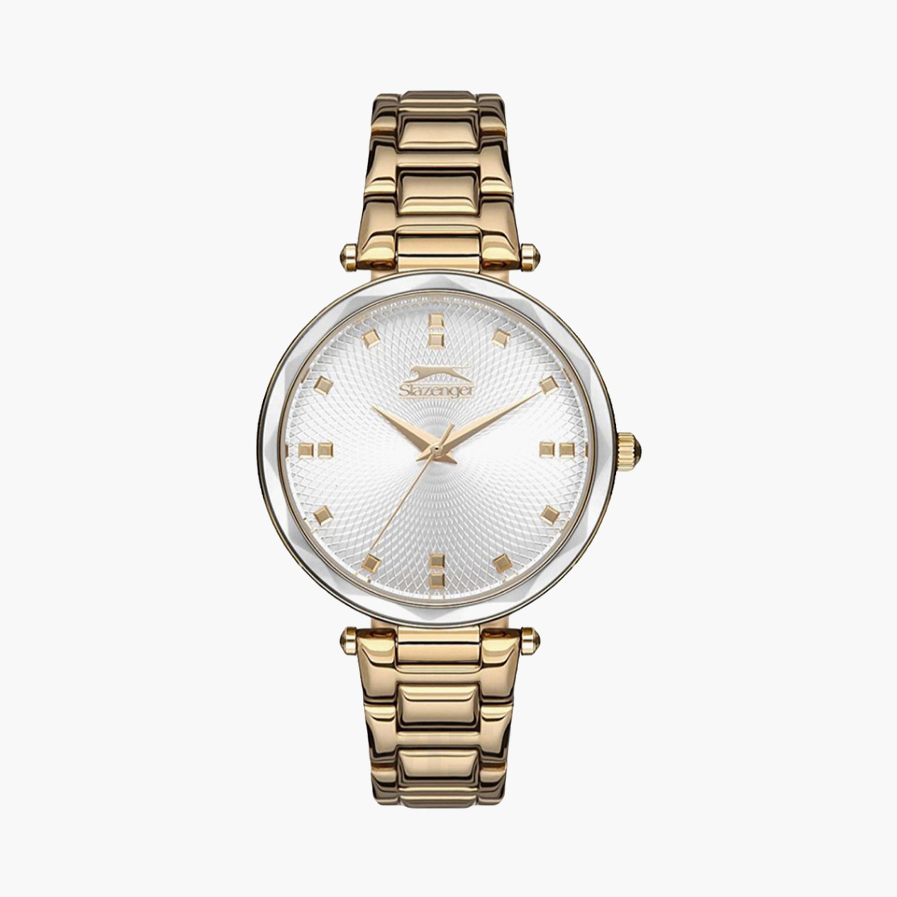 ساعة يد أنالوج بلون ذهبي للنساء من سليزنغر SL.9.6149.3.05-women-watchesandjewellery-watches-image-1