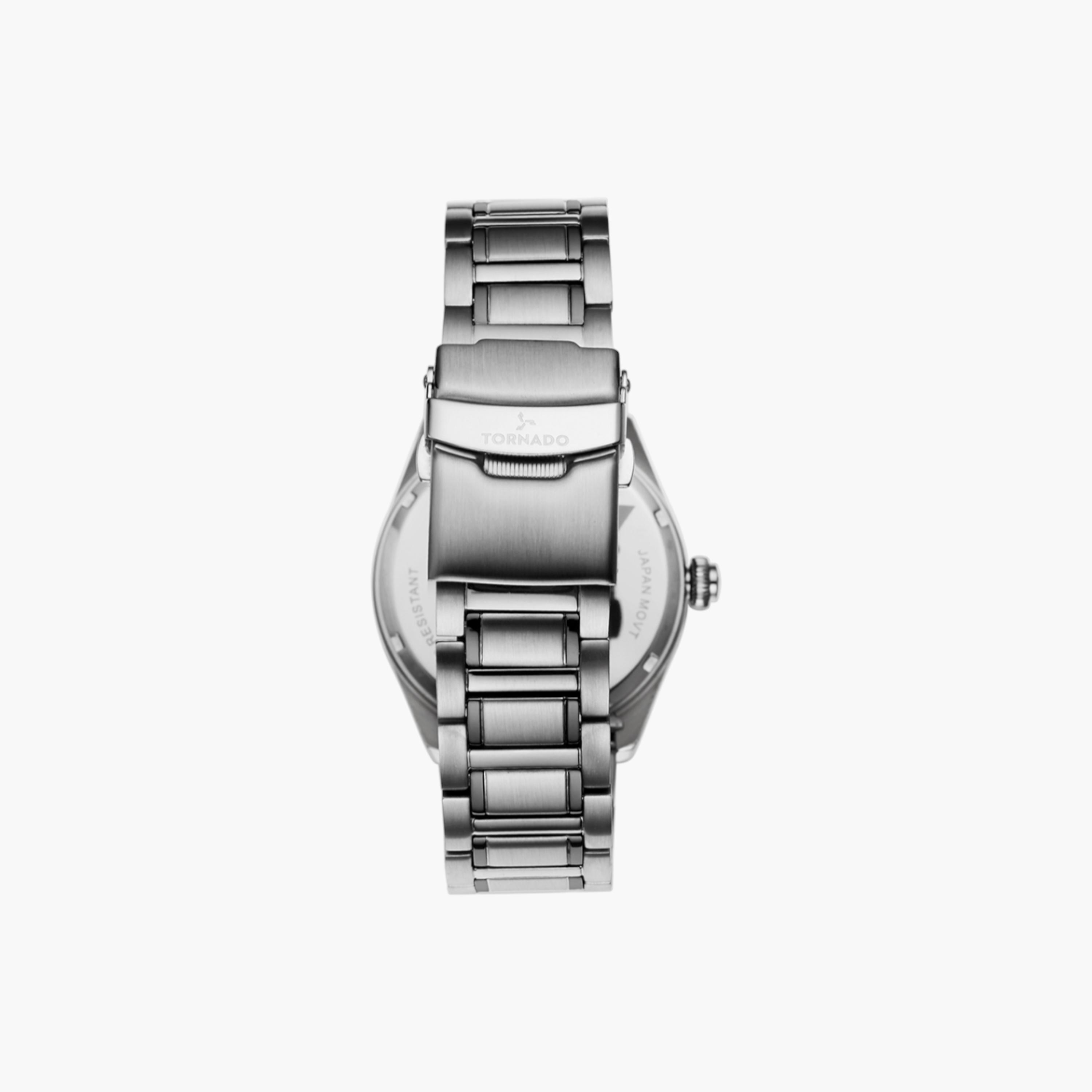 Tornado Analog Silver Dial Stainless Steel Wrist Watch-men-watchesandjewellery-watches-image-3