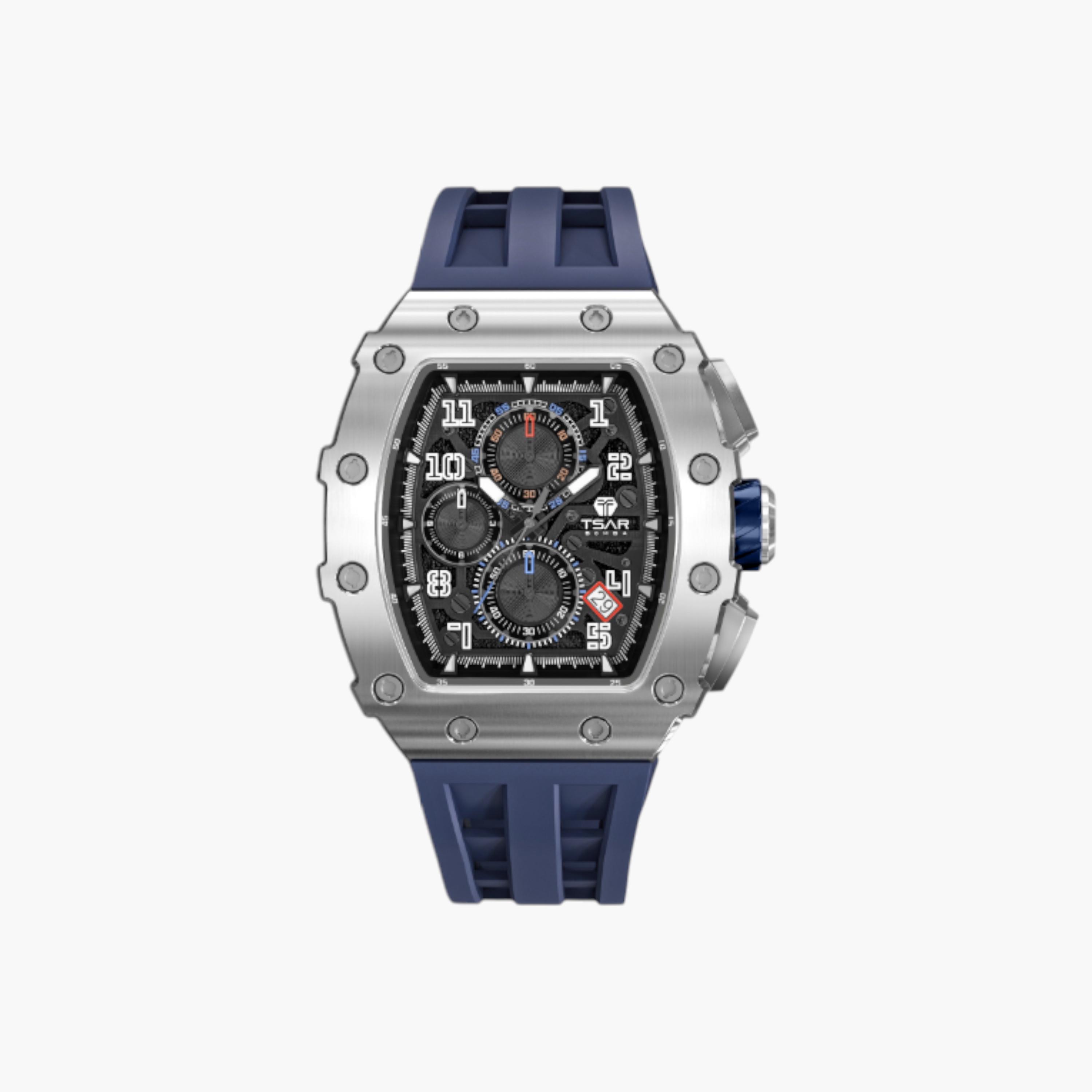 Lee Cooper Analog Black Dial Silicone Watch-men-watchesandjewellery-watches-image-1