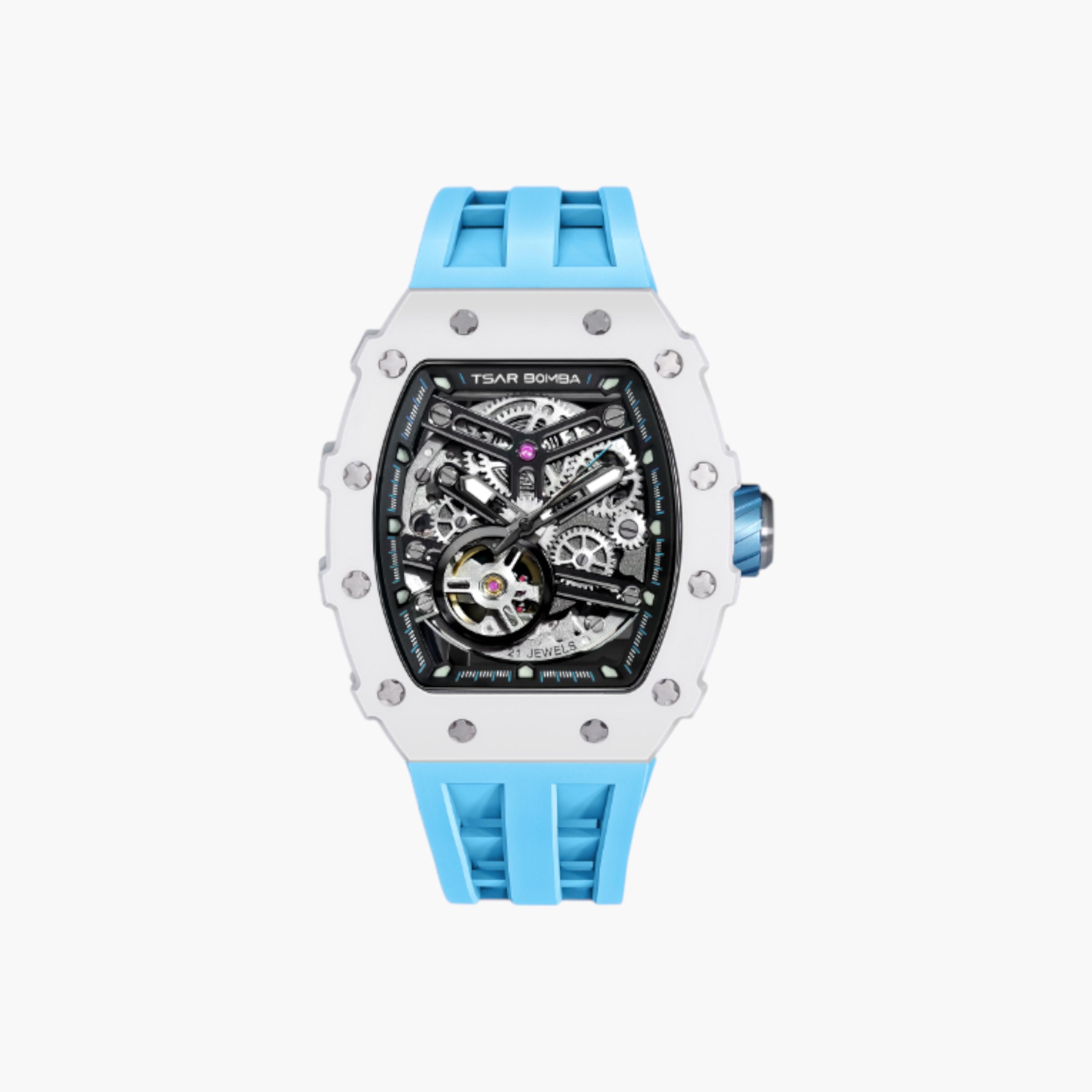TSAR BOMBA Men's Automatic Black Dial Watch - TB8208C-06-men-watchesandjewellery-watches-image-1
