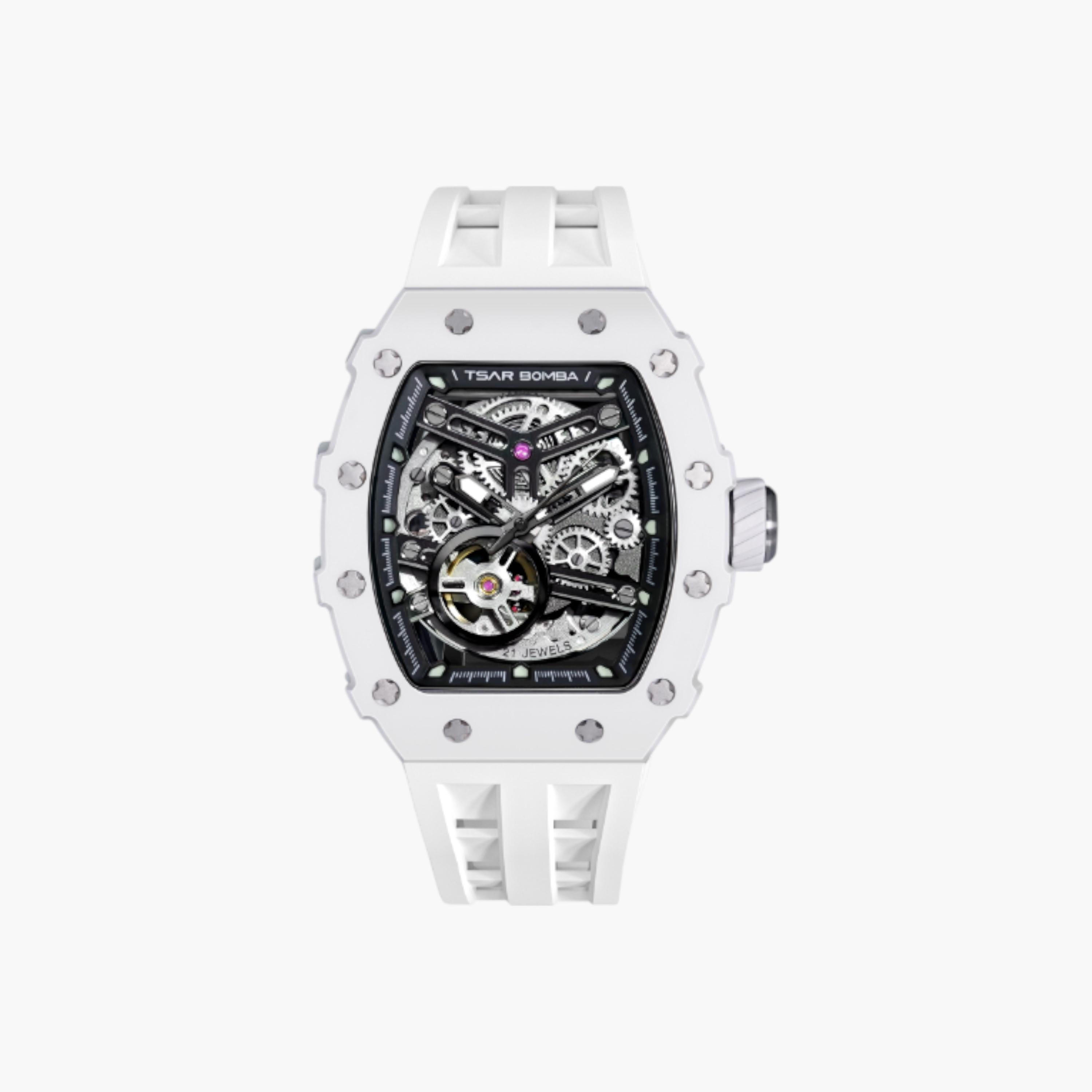 ساعة أوتوماتيكية بقرص أسود للرجال من تسار بومبا - TB8208C-07-men-watchesandjewellery-watches-image-1