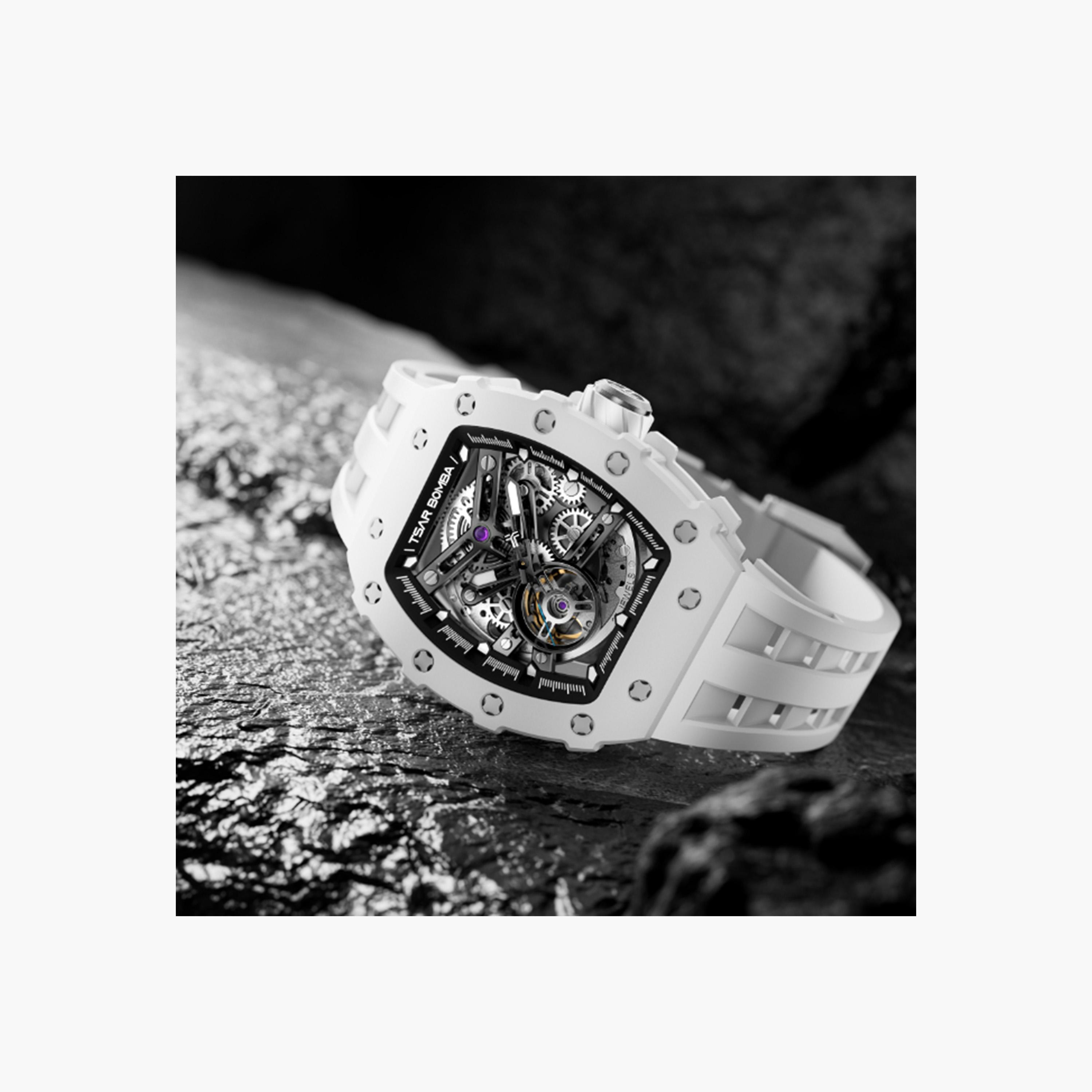 TSAR BOMBA Men's Automatic Black Dial Watch - TB8208C-07-men-watchesandjewellery-watches-image-3