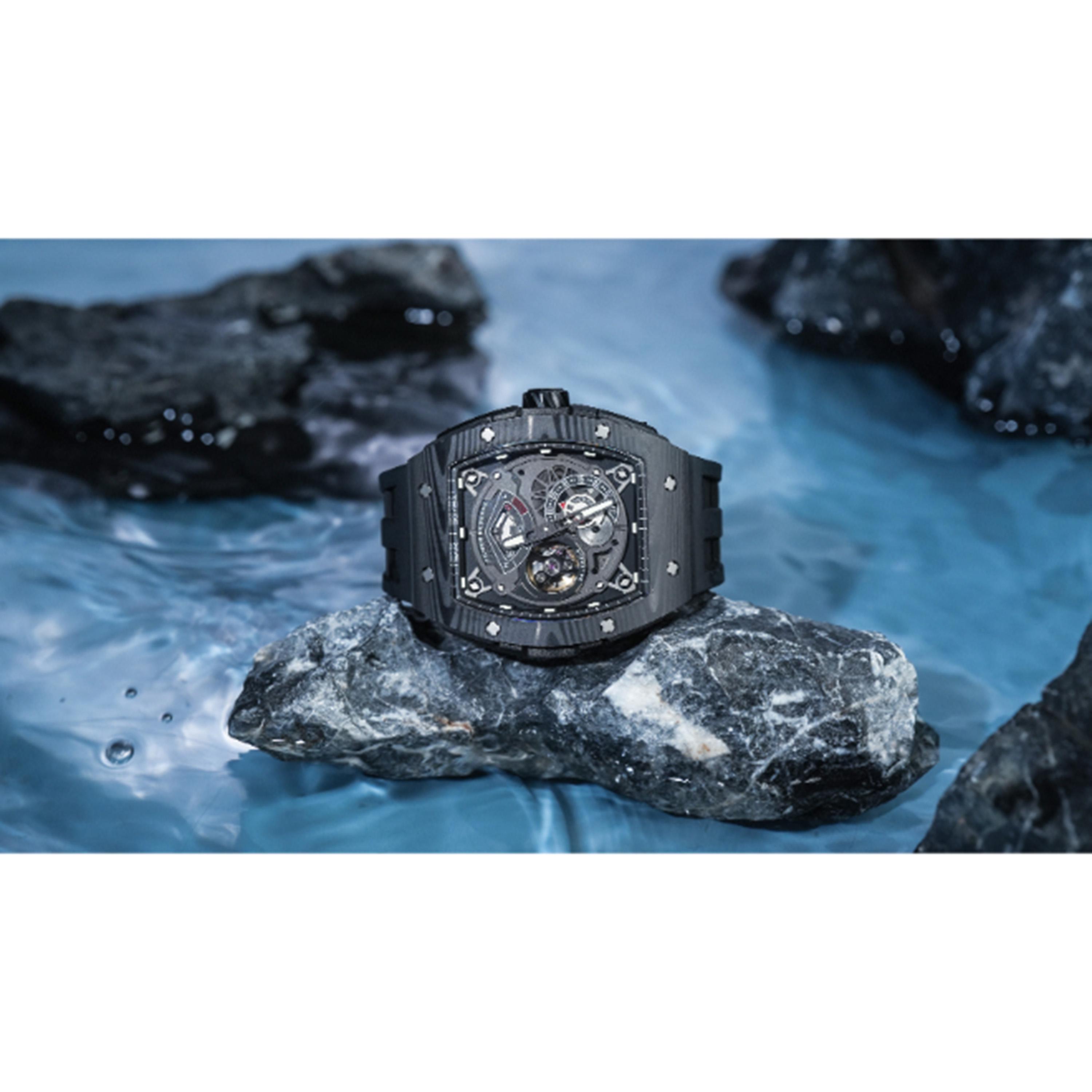 ساعة أوتوماتيك بميناء أسود للرجال من تسار بومبا - TB8210CF-01-men-watchesandjewellery-watches-image-4