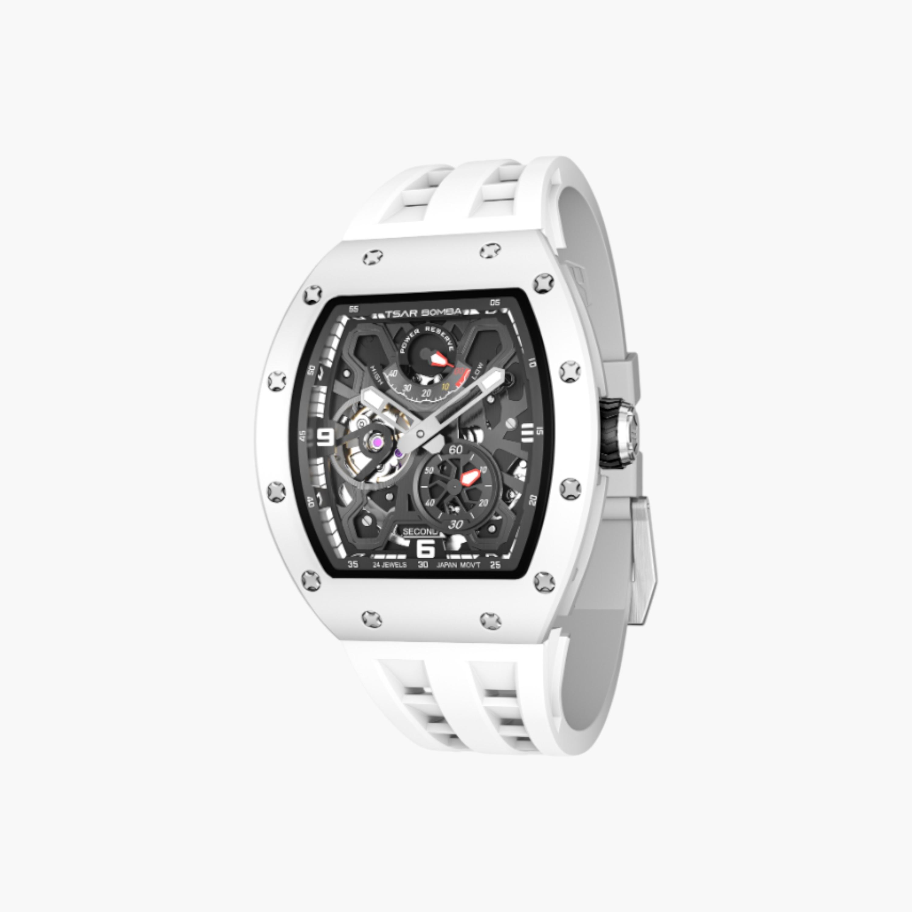 ساعة أوتوماتيكية بقرص أسود للرجال من تسار بومبا - TB8212CII-01-men-watchesandjewellery-watches-image-2